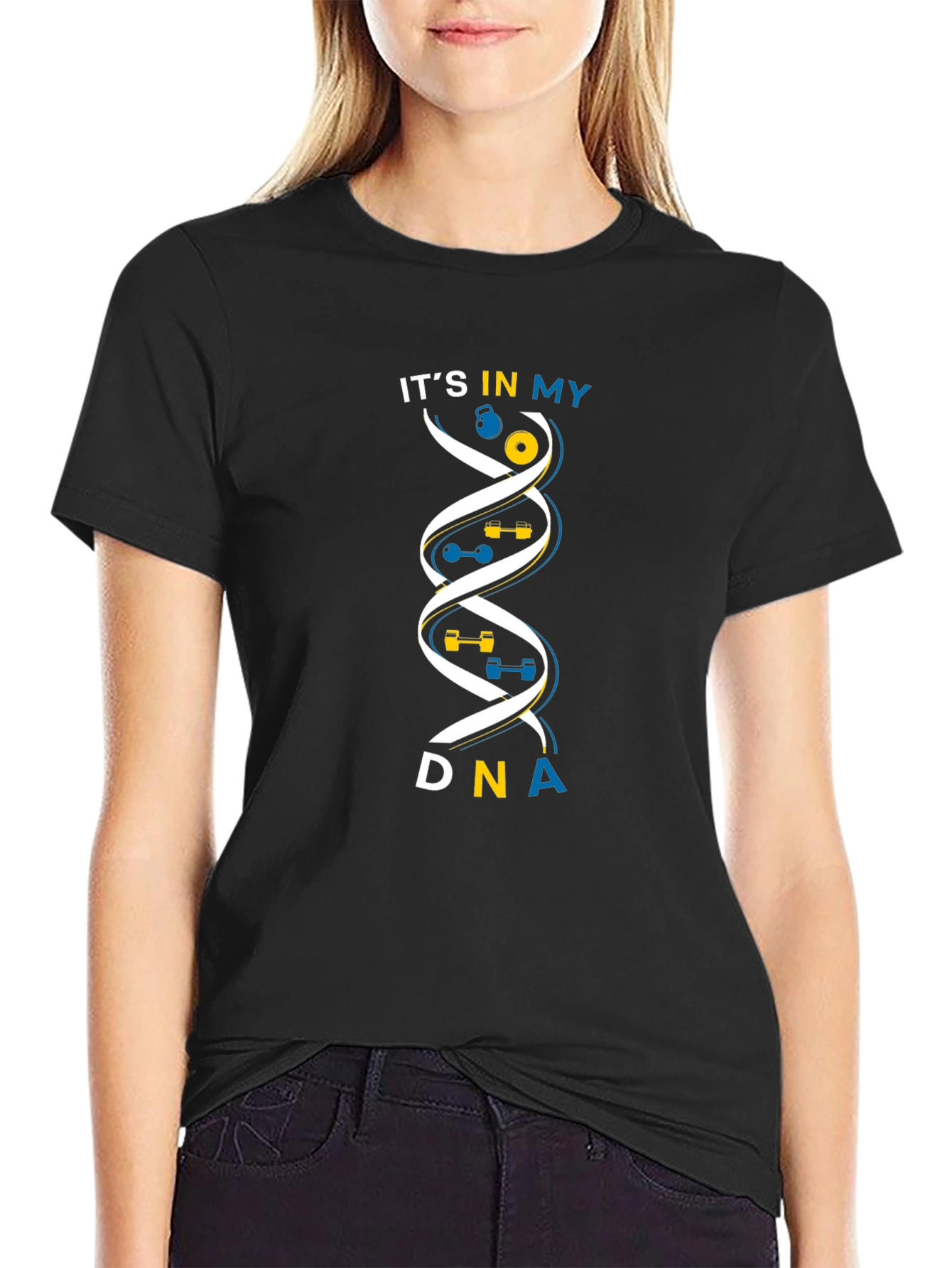 Fitness DNA T-Shirt - Gym Workout Apparel