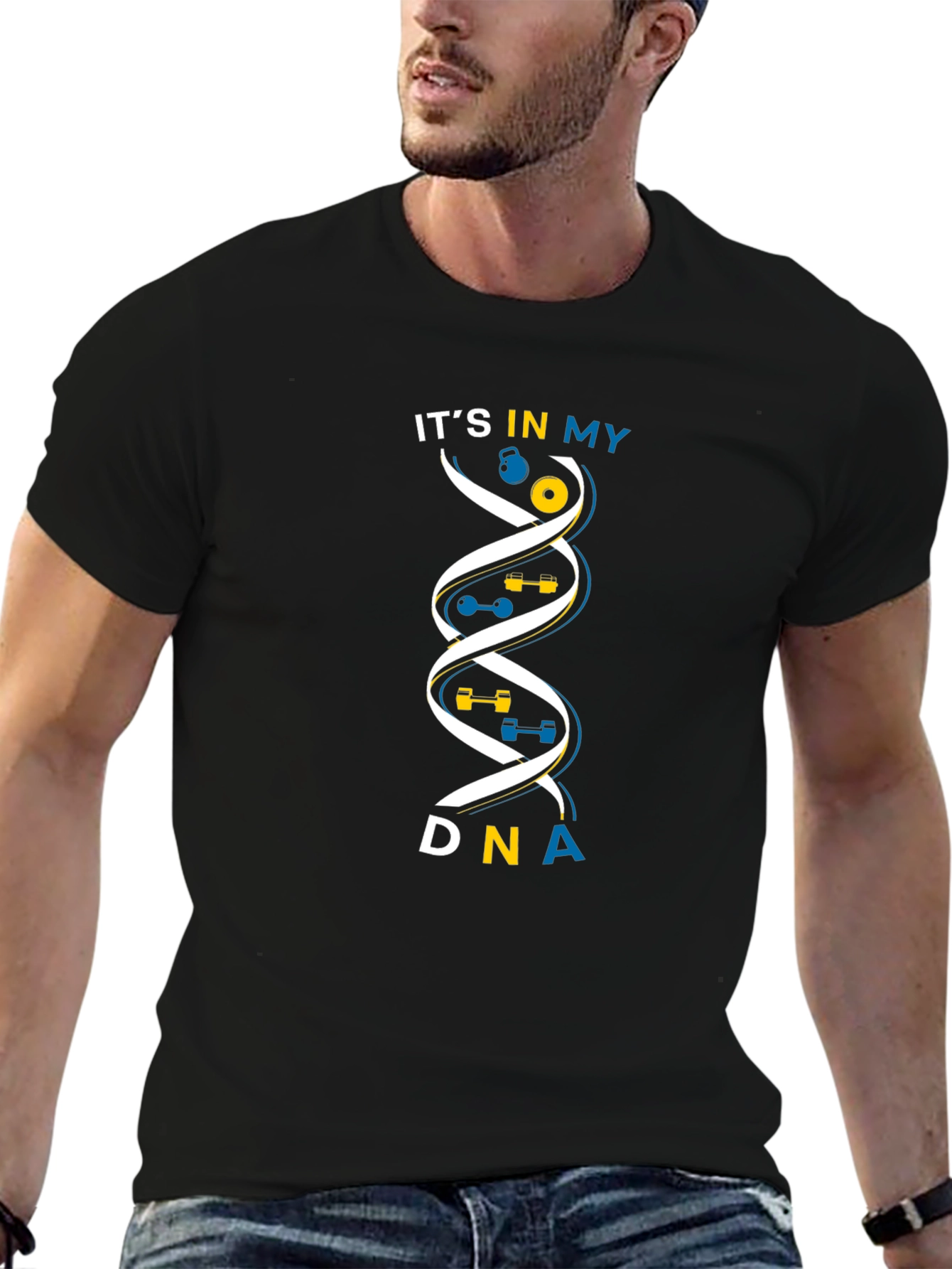 Fitness DNA T-Shirt - Gym Workout Apparel