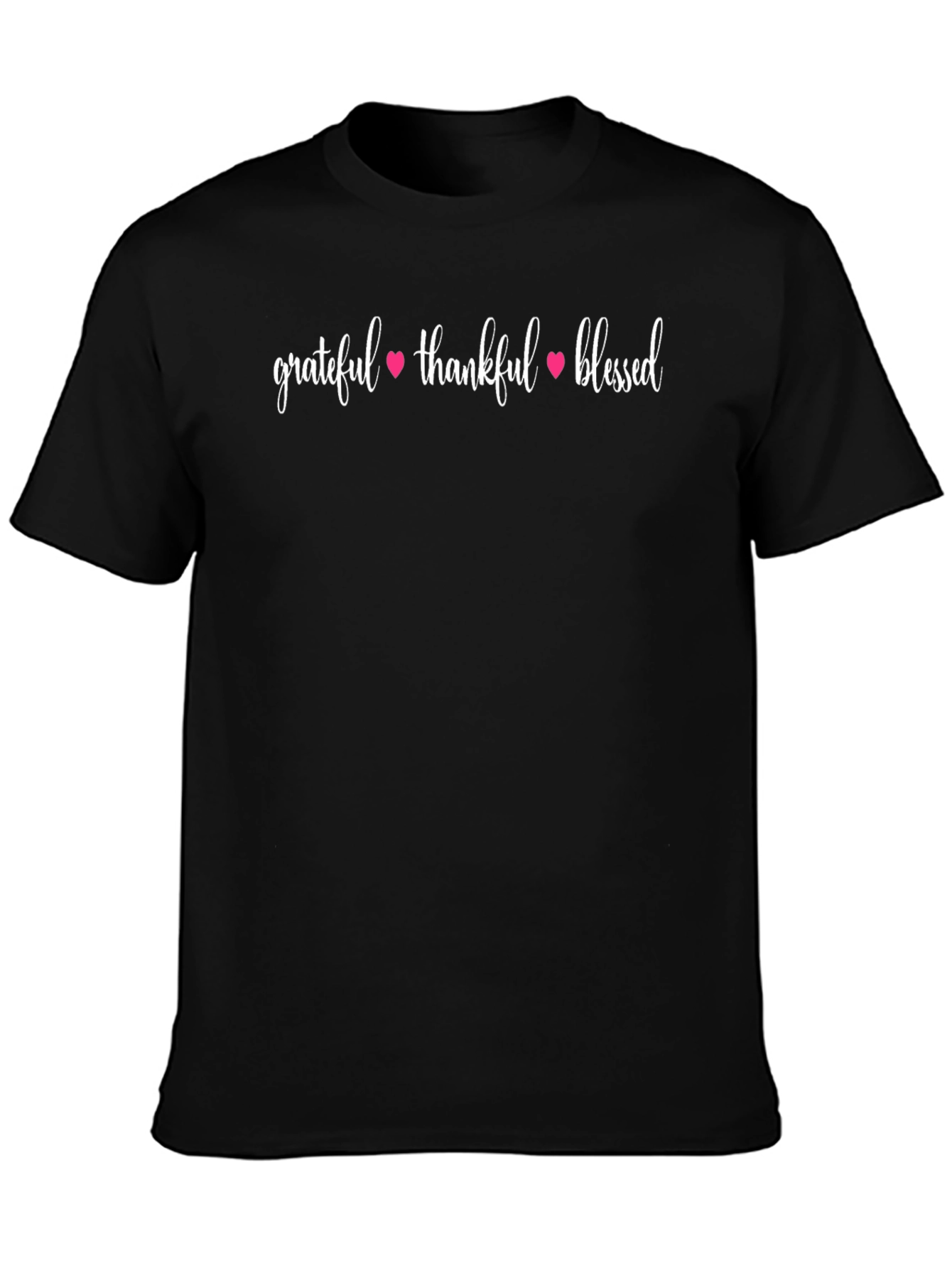 Grateful Thankful Blessed Graphic T-Shirt