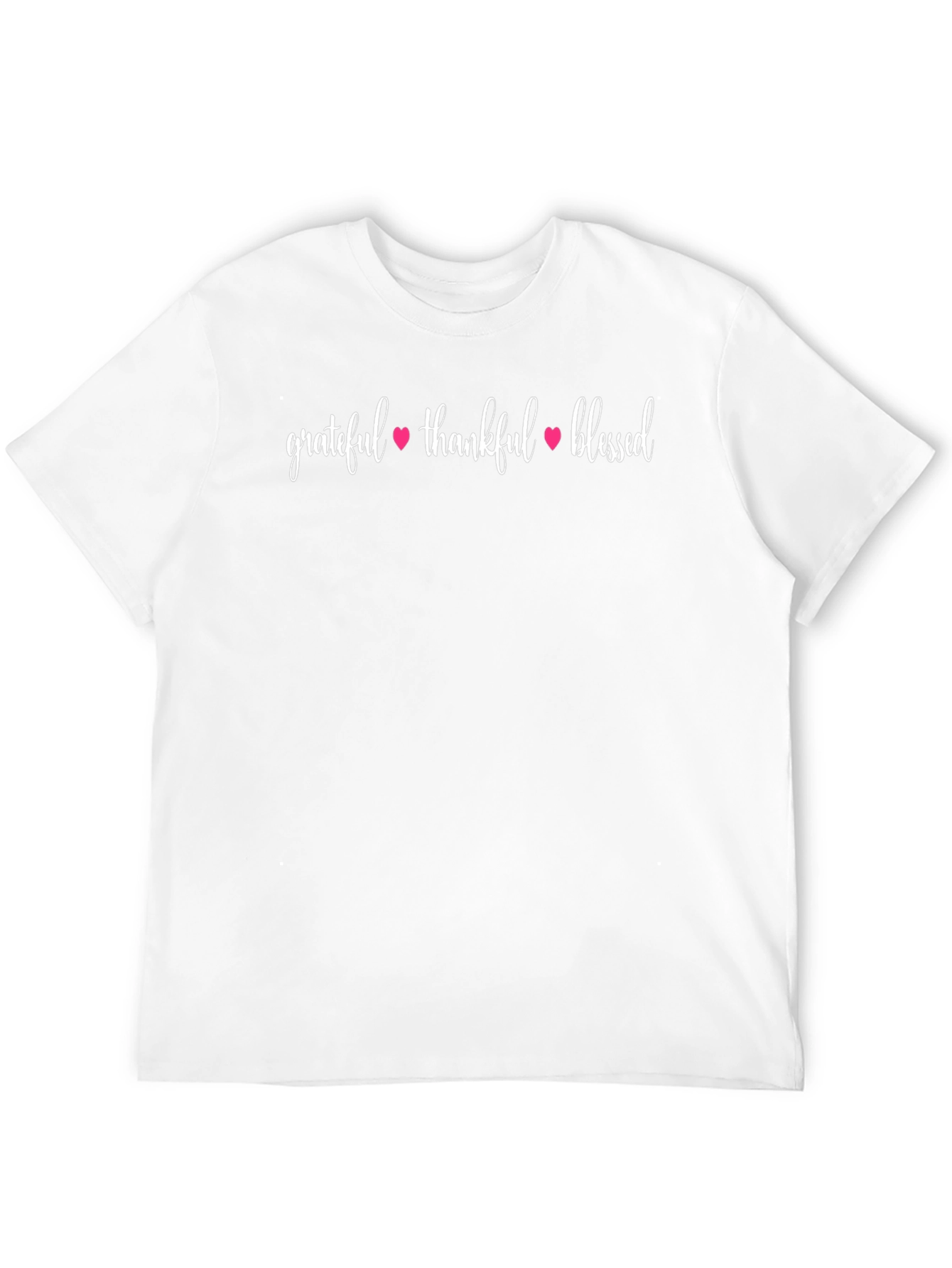Grateful Thankful Blessed Graphic T-Shirt