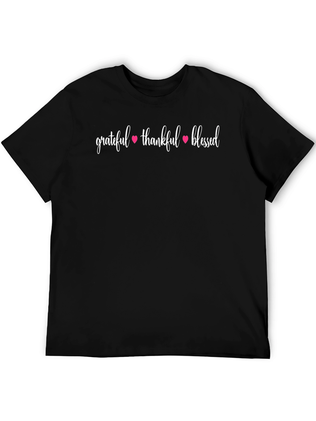 Grateful Thankful Blessed Graphic T-Shirt