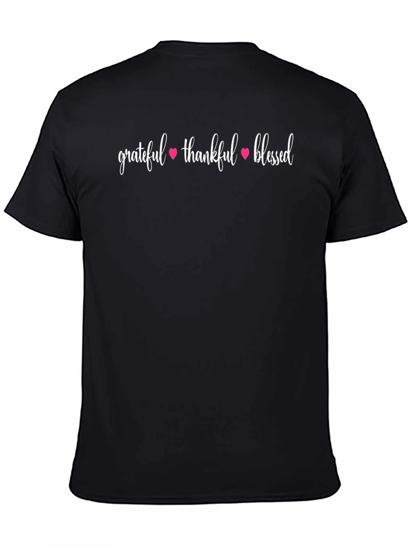 Grateful Thankful Blessed Graphic T-Shirt