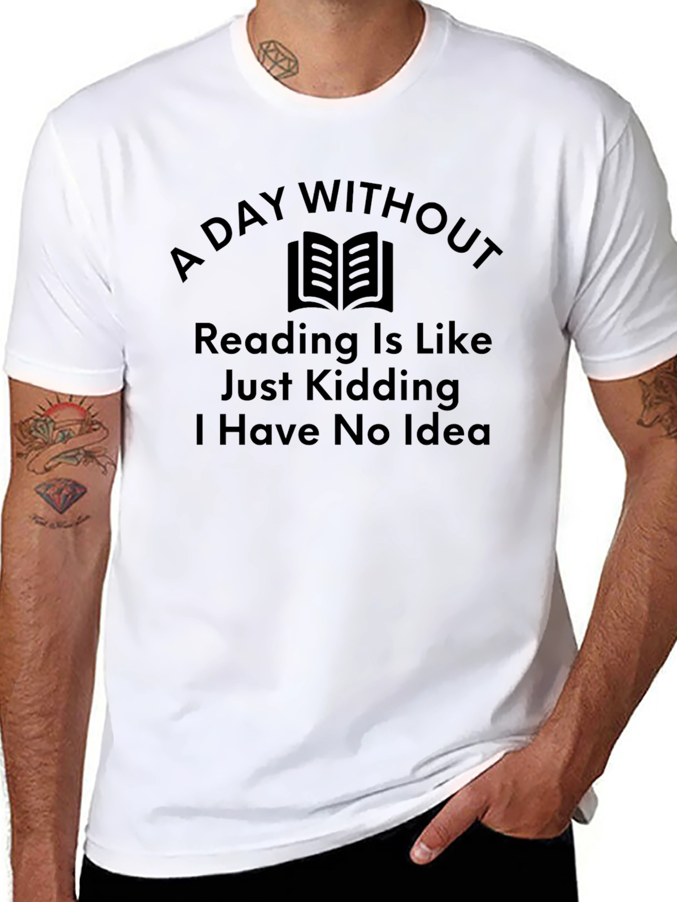 Funny Reader T-Shirt: A Day Without Reading