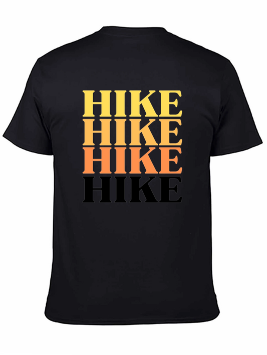Hike T-Shirt - Retro Stacked Word Design