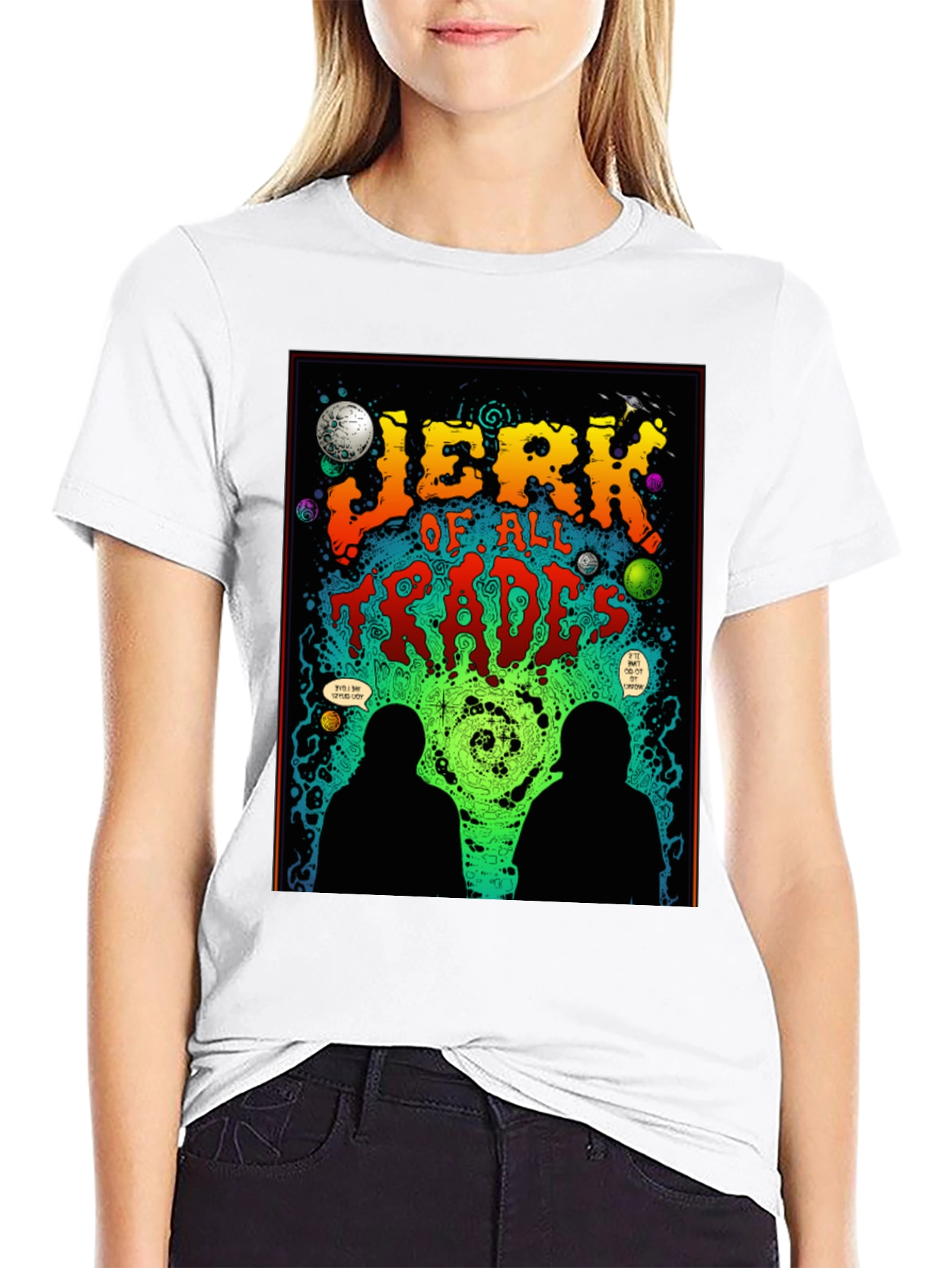 Jerk Of All Trades Graphic Tee - Unique Design