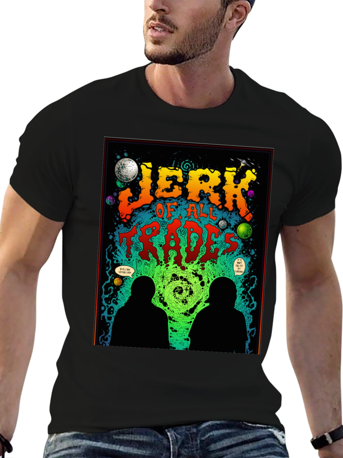Jerk Of All Trades Graphic Tee - Unique Design
