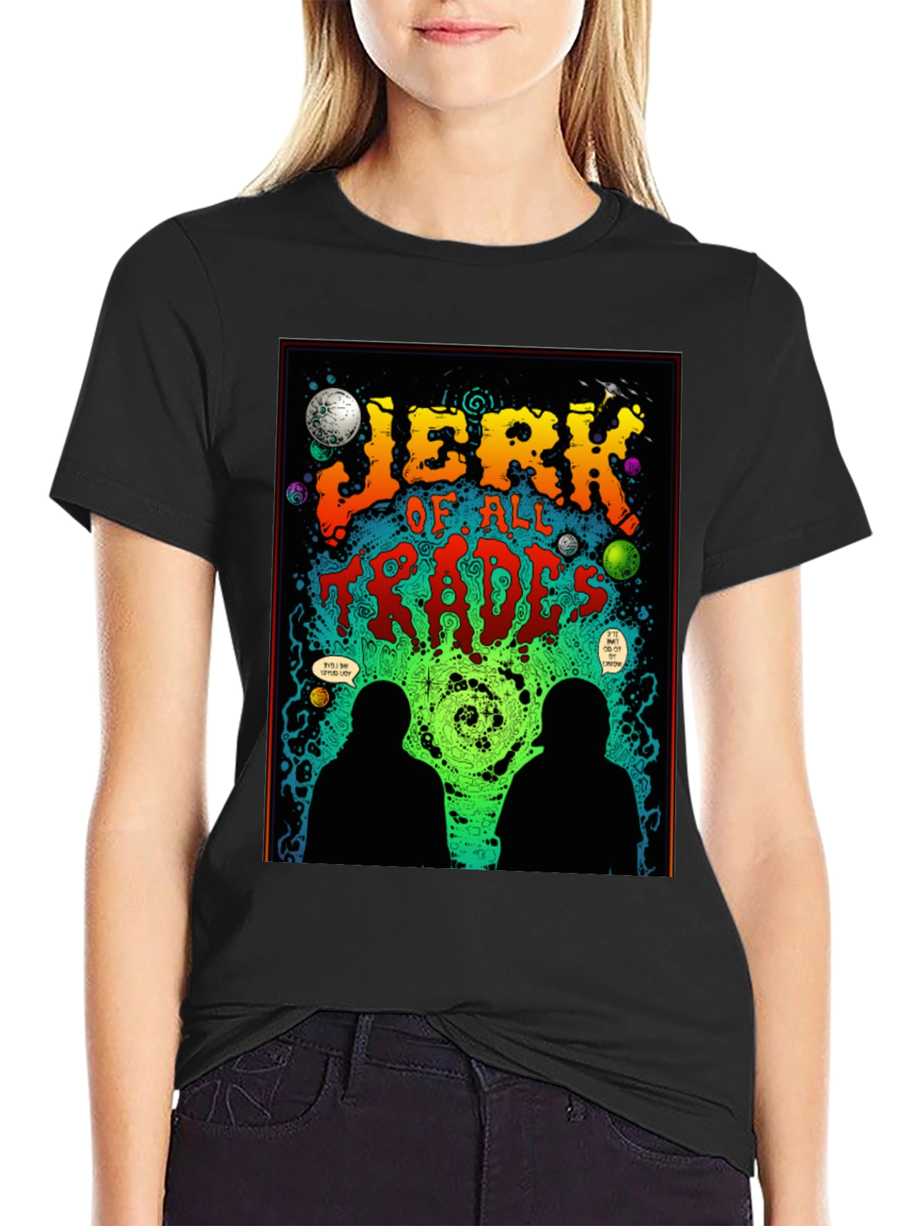 Jerk Of All Trades Graphic Tee - Unique Design