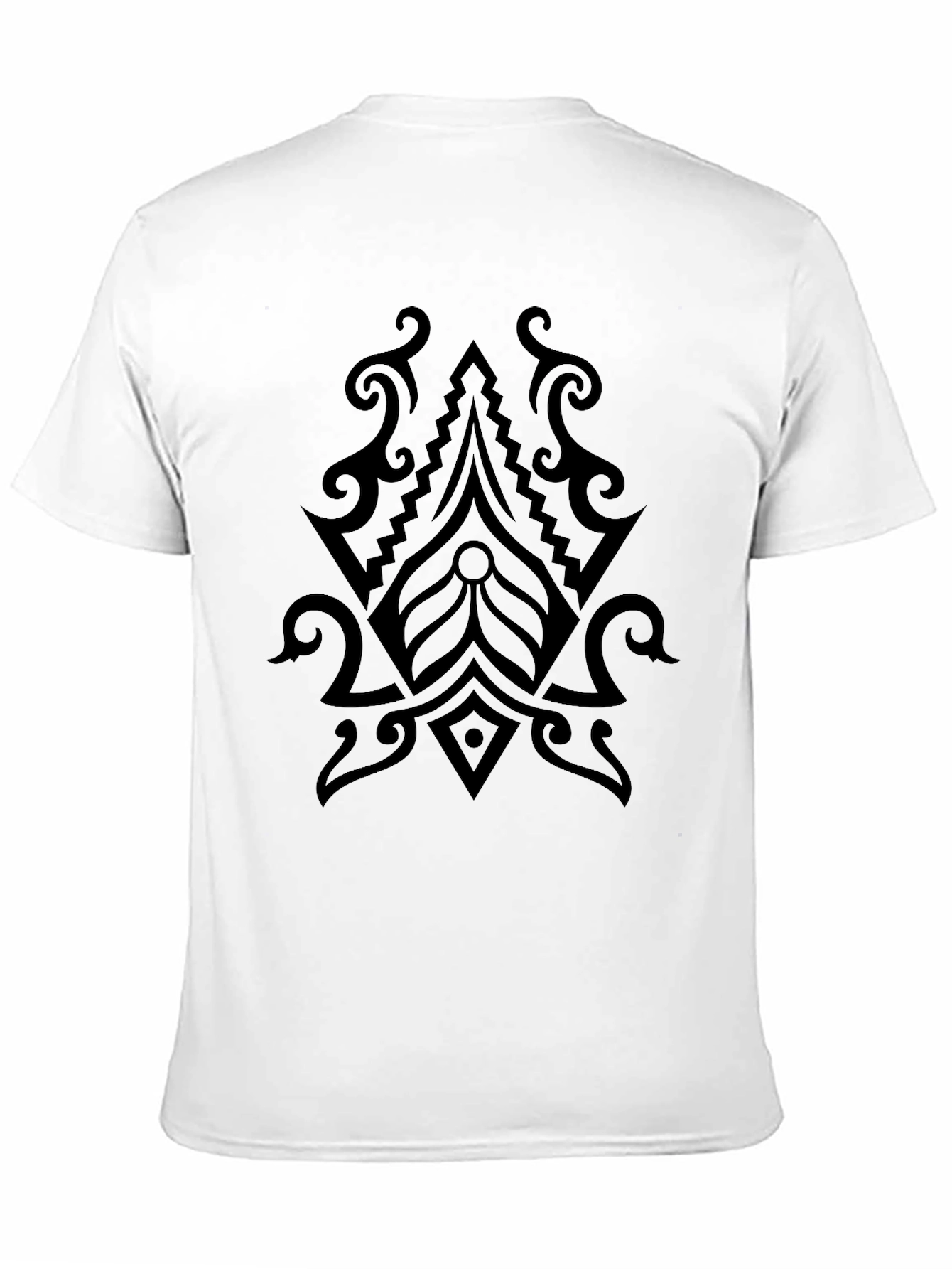 Tribal Graphic Black Tee - Mens Fashion
