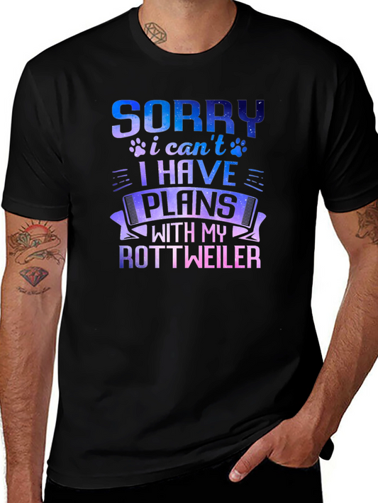 Rottweiler Plans Graphic T-Shirt