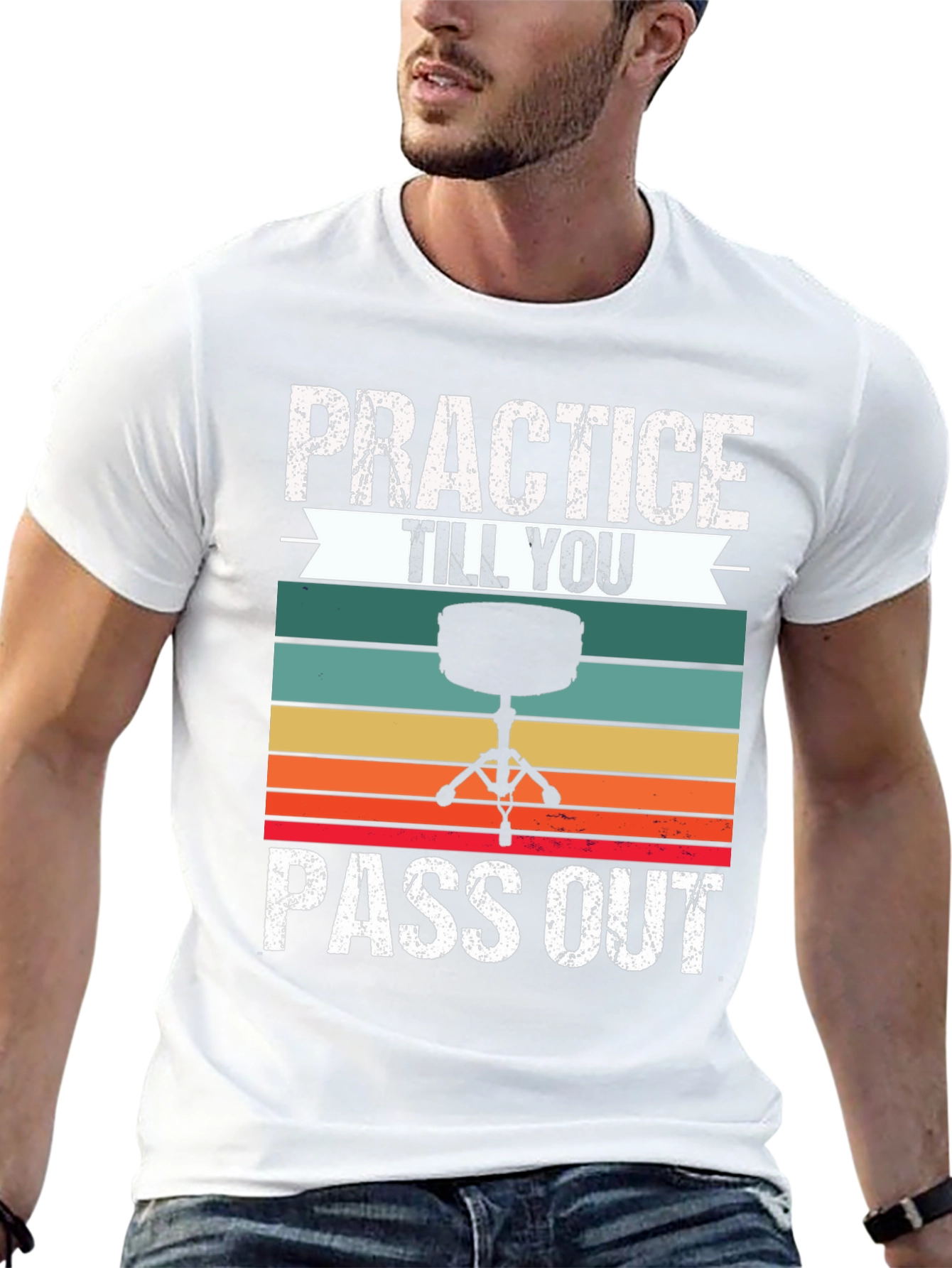 Practice Till You Pass Out Drummer T-Shirt
