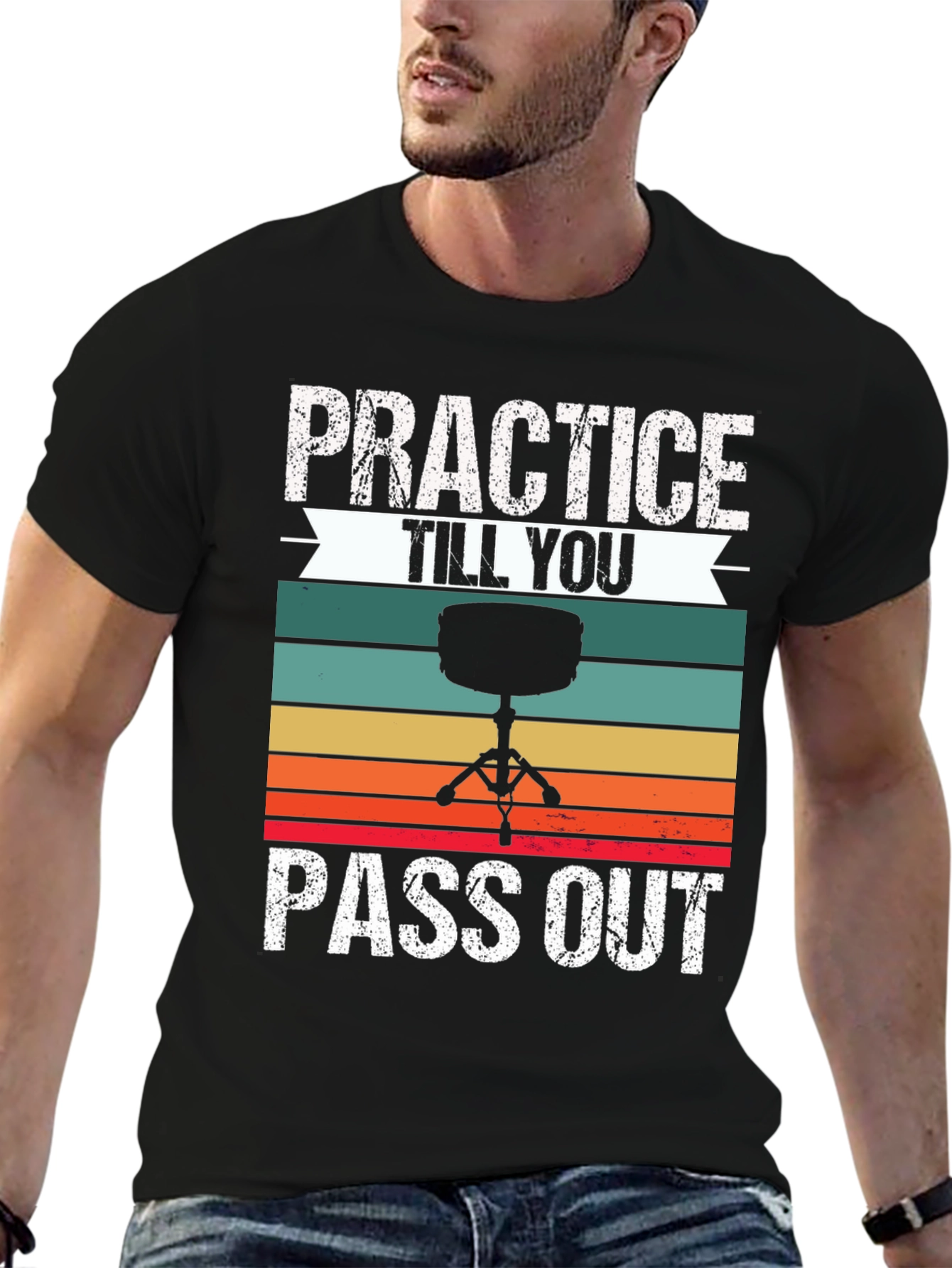 Practice Till You Pass Out Drummer T-Shirt