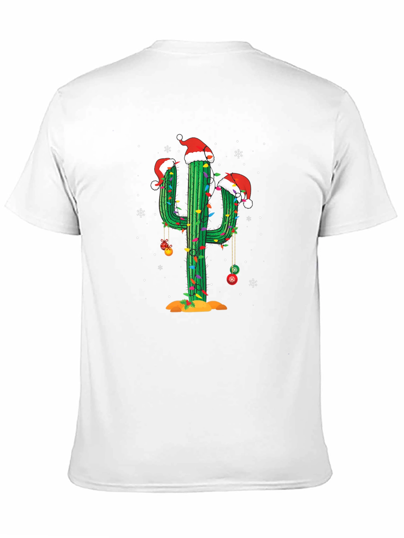 Festive Cactus Christmas T-Shirt