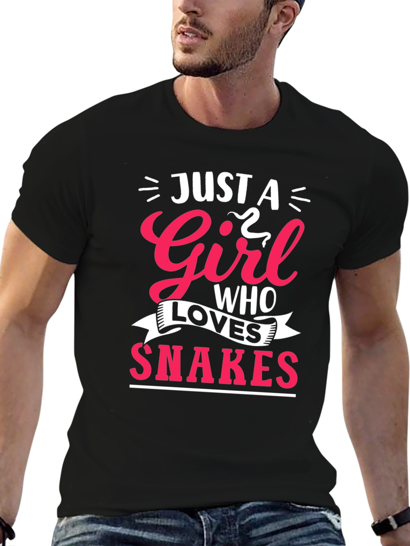 Just A Girl Who Loves Snakes Graphic Tee
