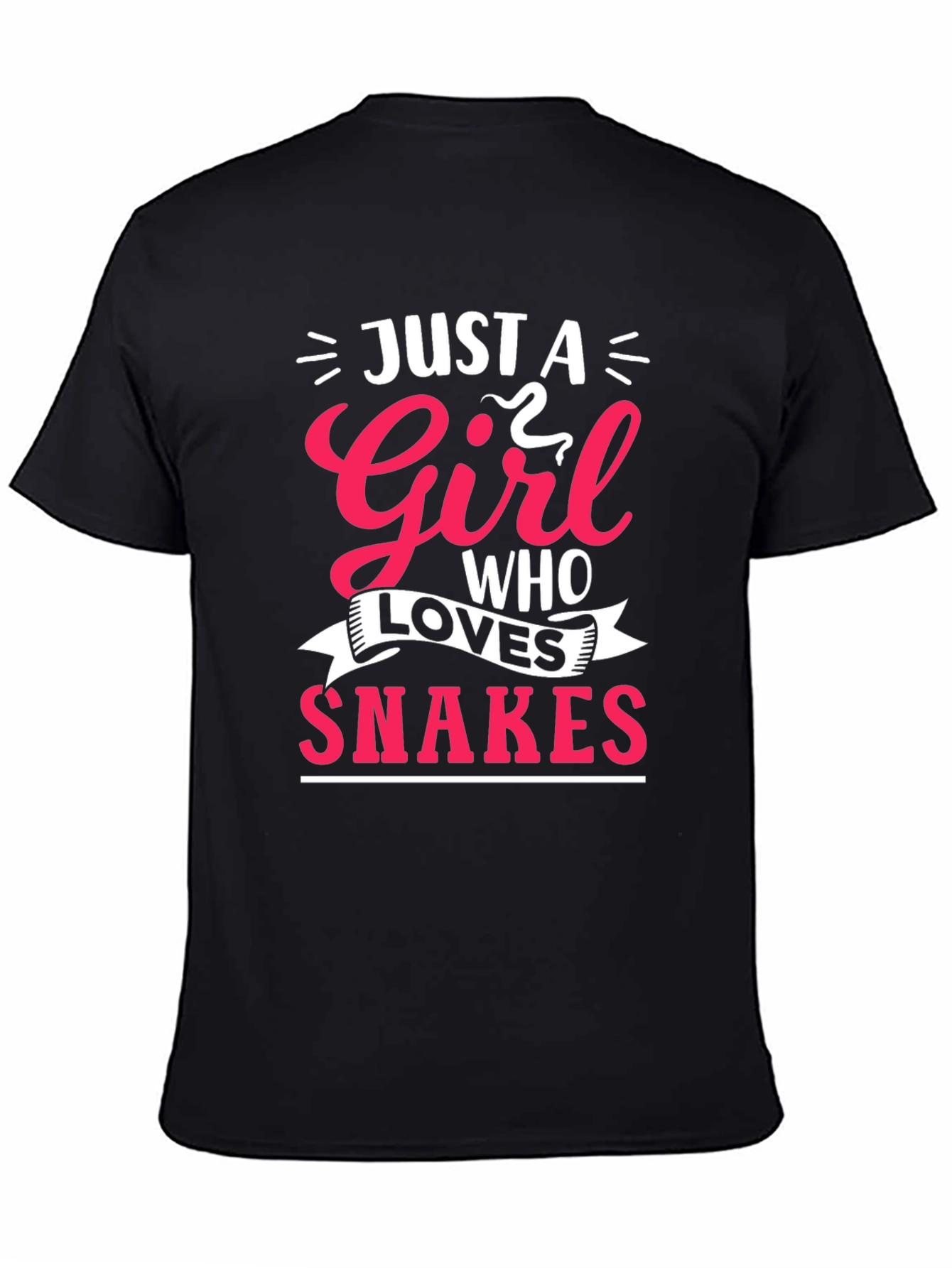 Just A Girl Who Loves Snakes Graphic Tee
