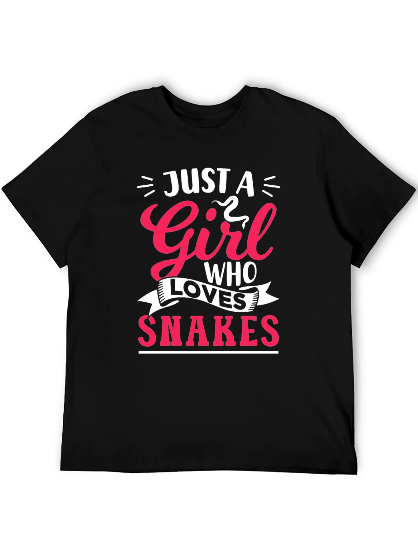 Just A Girl Who Loves Snakes Graphic Tee