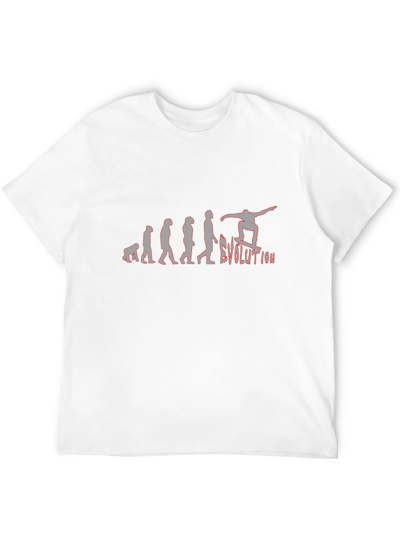 Skateboard Evolution Graphic T-Shirt - Black