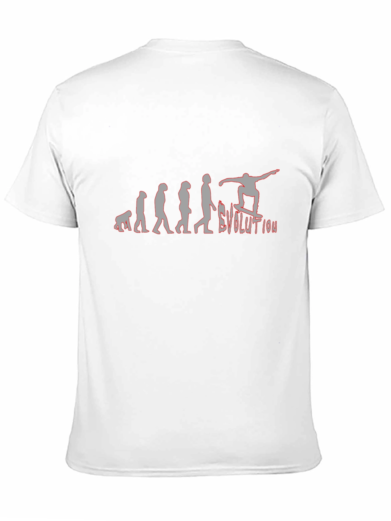 Skateboard Evolution Graphic T-Shirt - Black