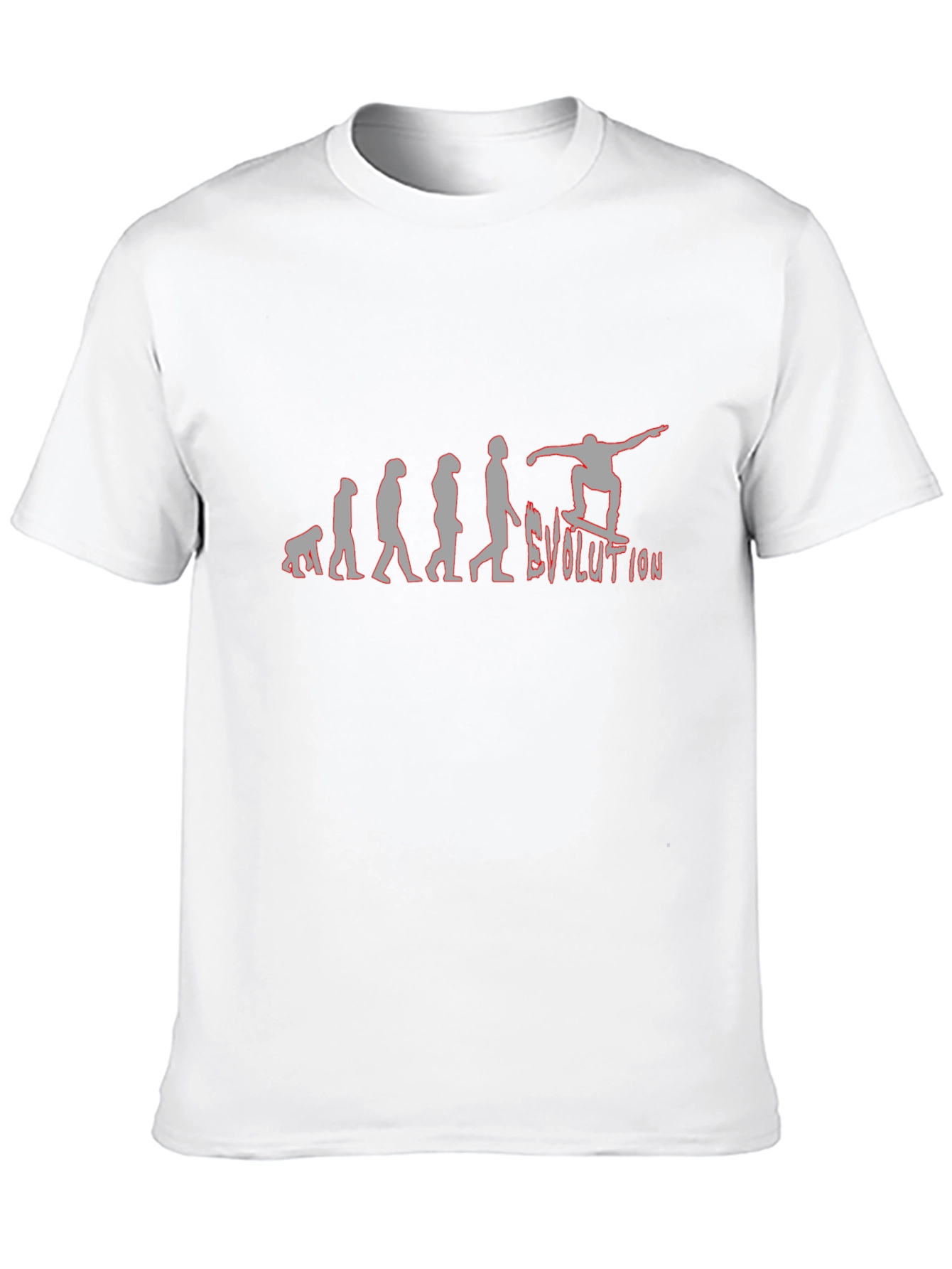 Skateboard Evolution Graphic T-Shirt - Black