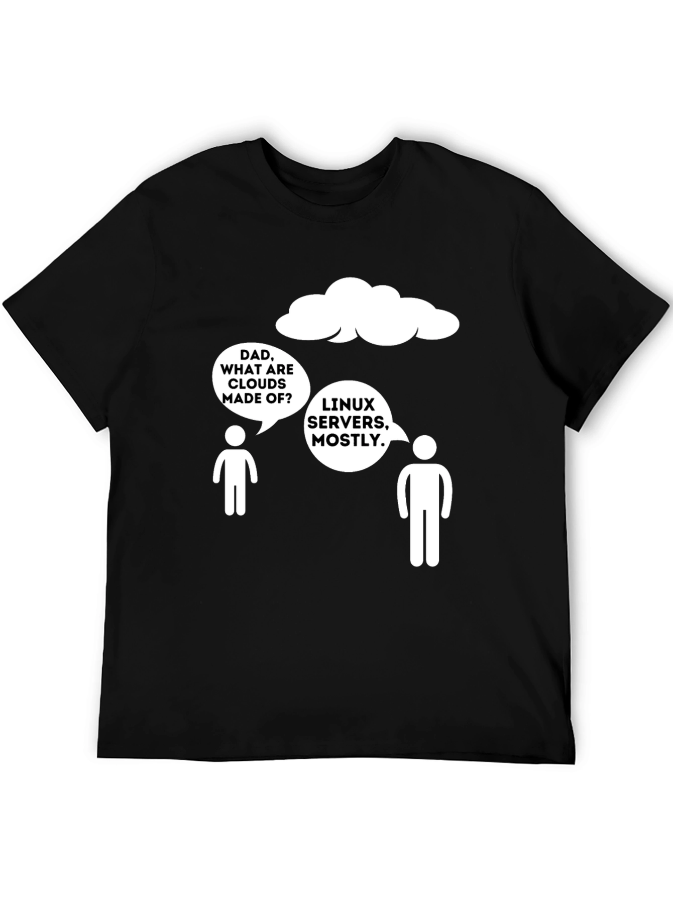Linux Servers Cloud Humor T-Shirt