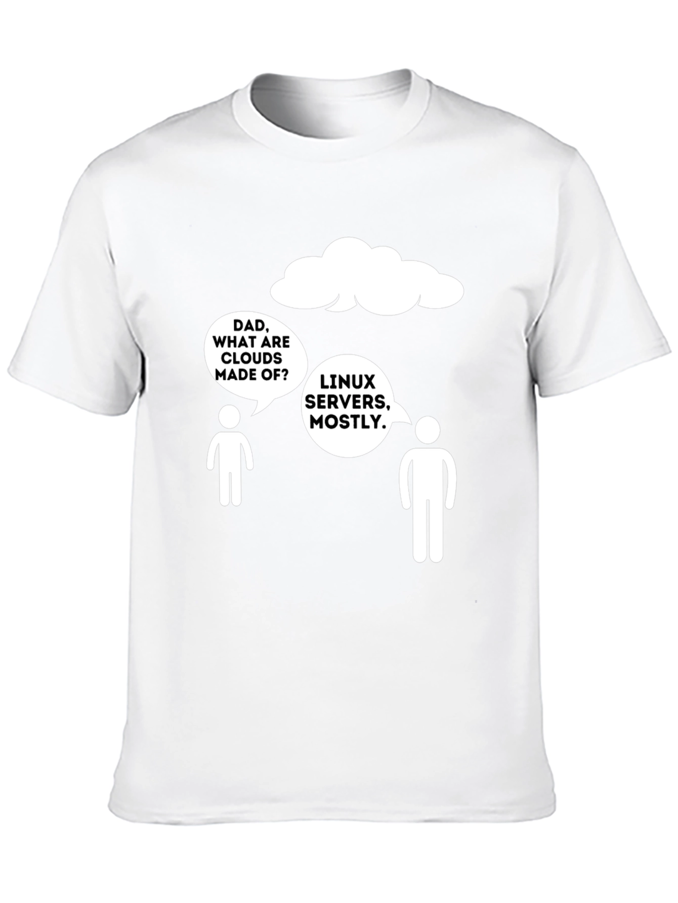 Linux Servers Cloud Humor T-Shirt