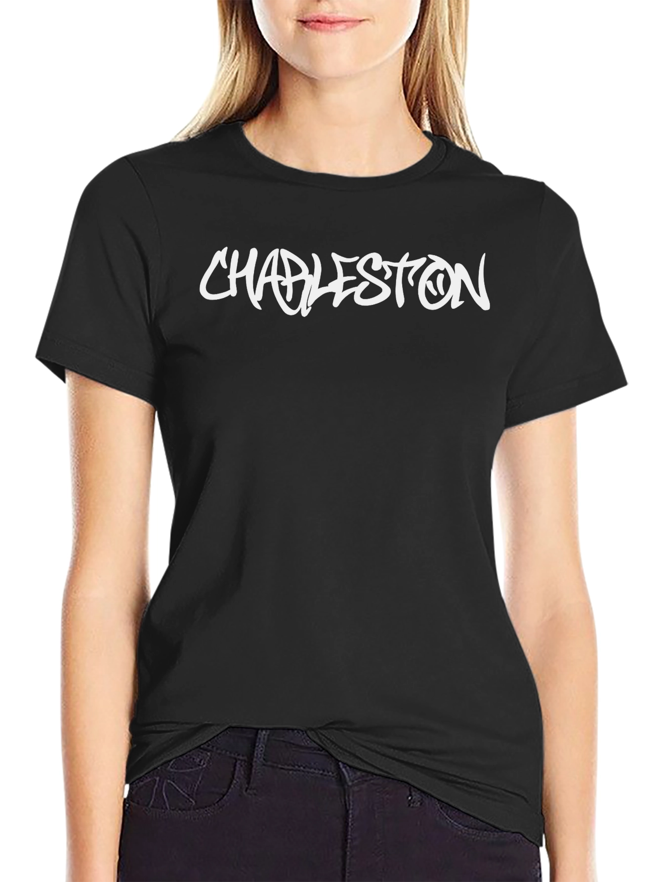 Charleston Graphic T-Shirt - Black