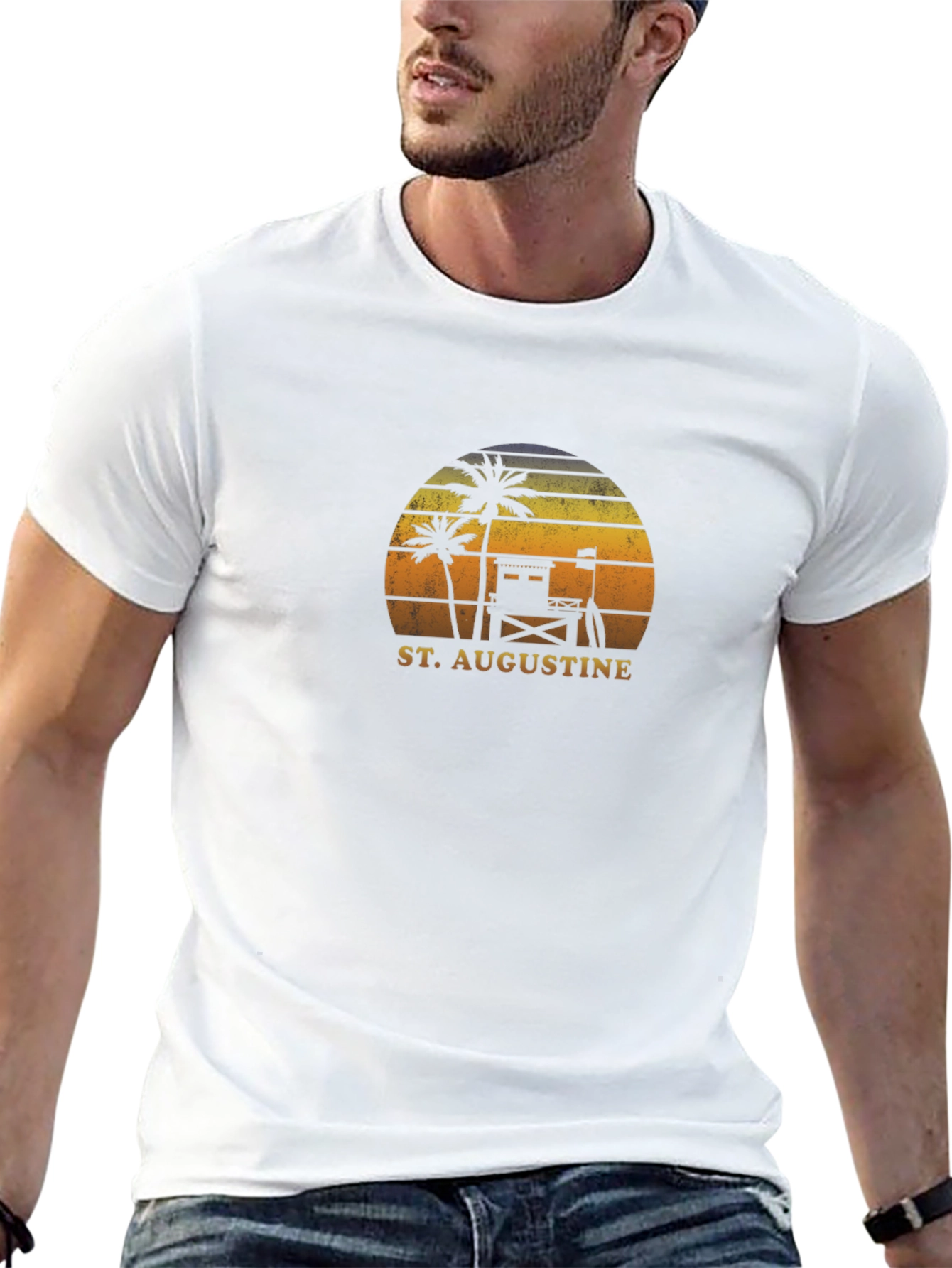 St. Augustine Beach Sunset Graphic Tee