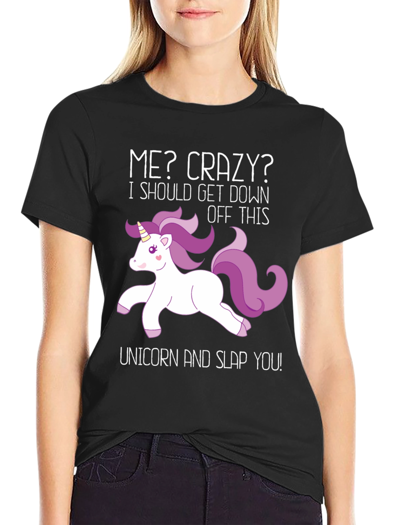 Crazy Unicorn Graphic Tee