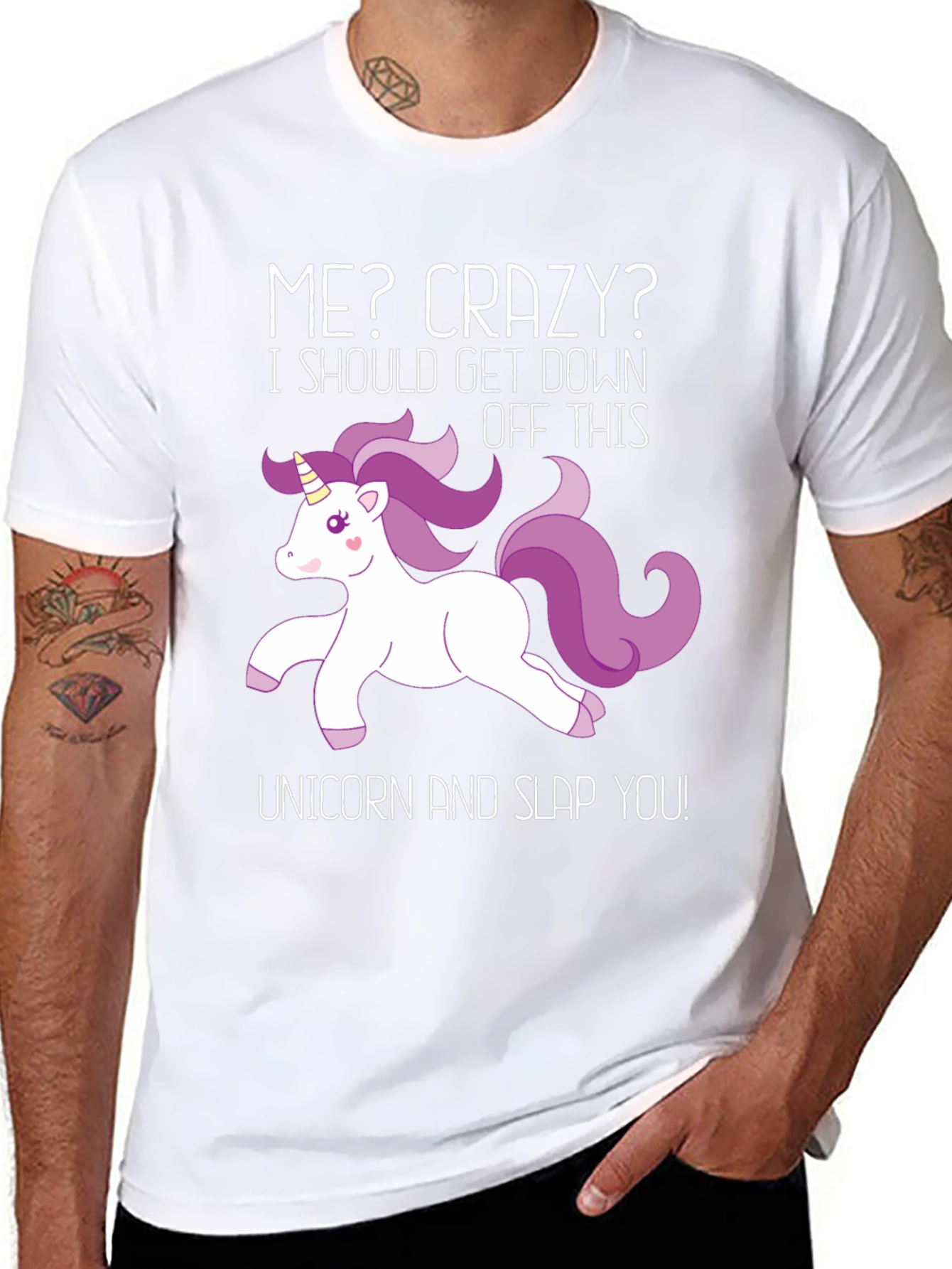 Crazy Unicorn Graphic Tee