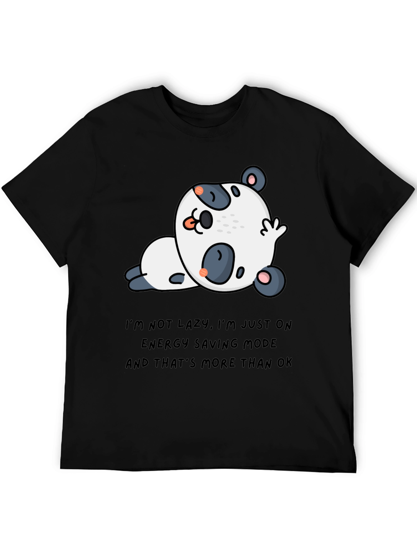 Lazy Panda T-Shirt - Energy Saving Mode Tee