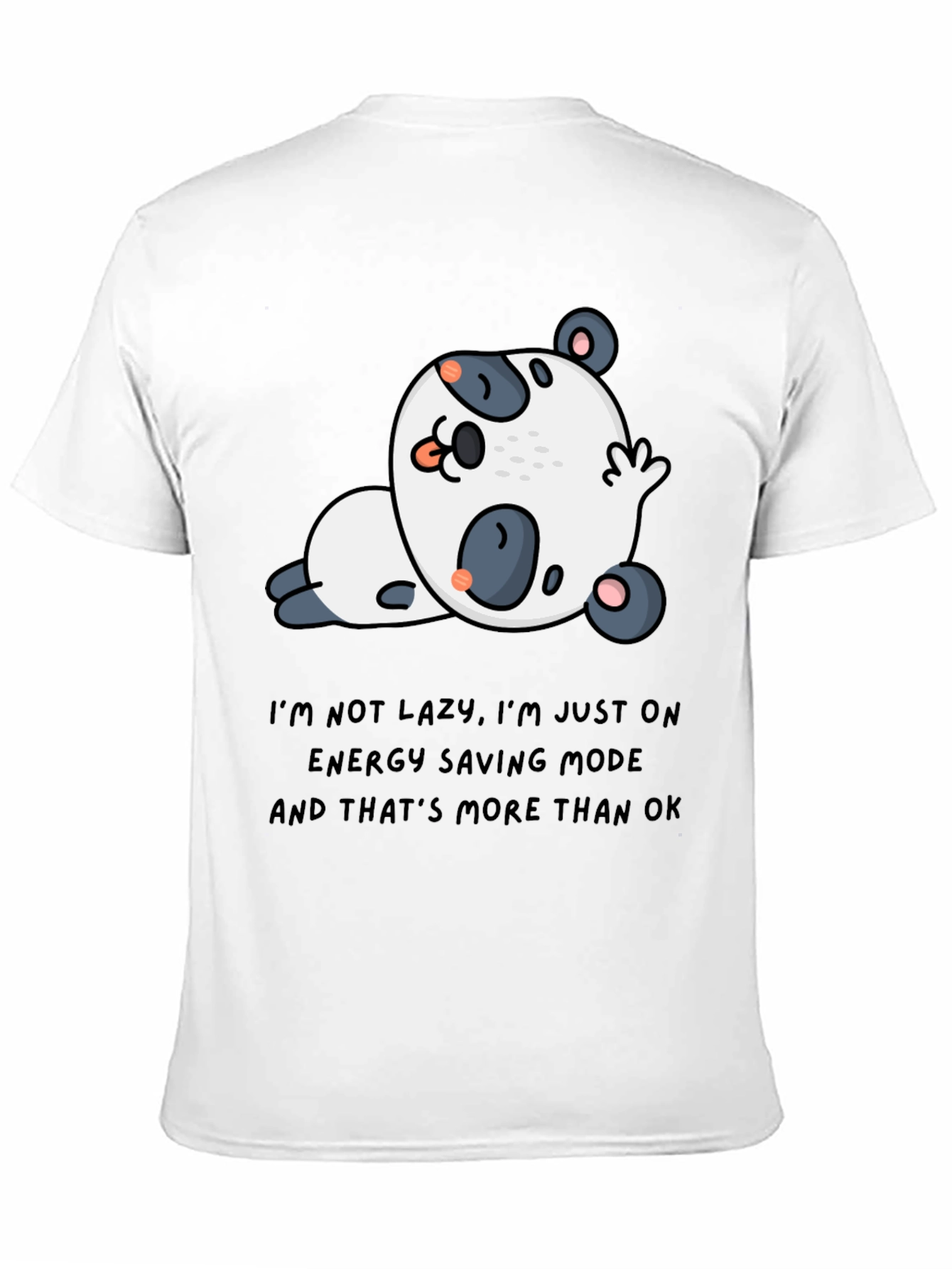 Lazy Panda T-Shirt - Energy Saving Mode Tee