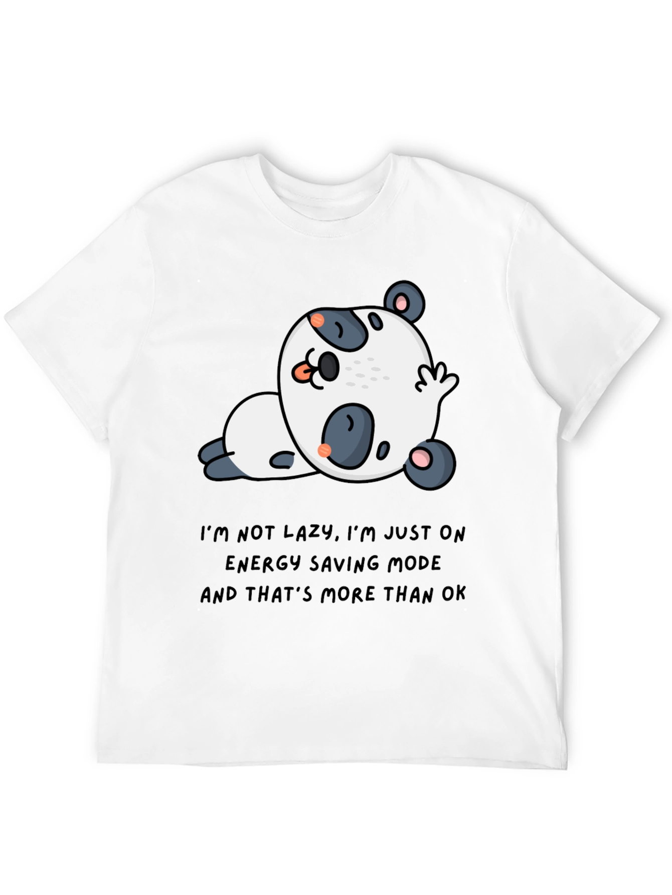 Lazy Panda T-Shirt - Energy Saving Mode Tee