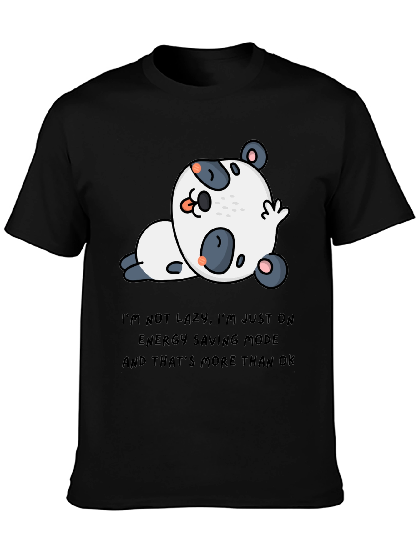 Lazy Panda T-Shirt - Energy Saving Mode Tee