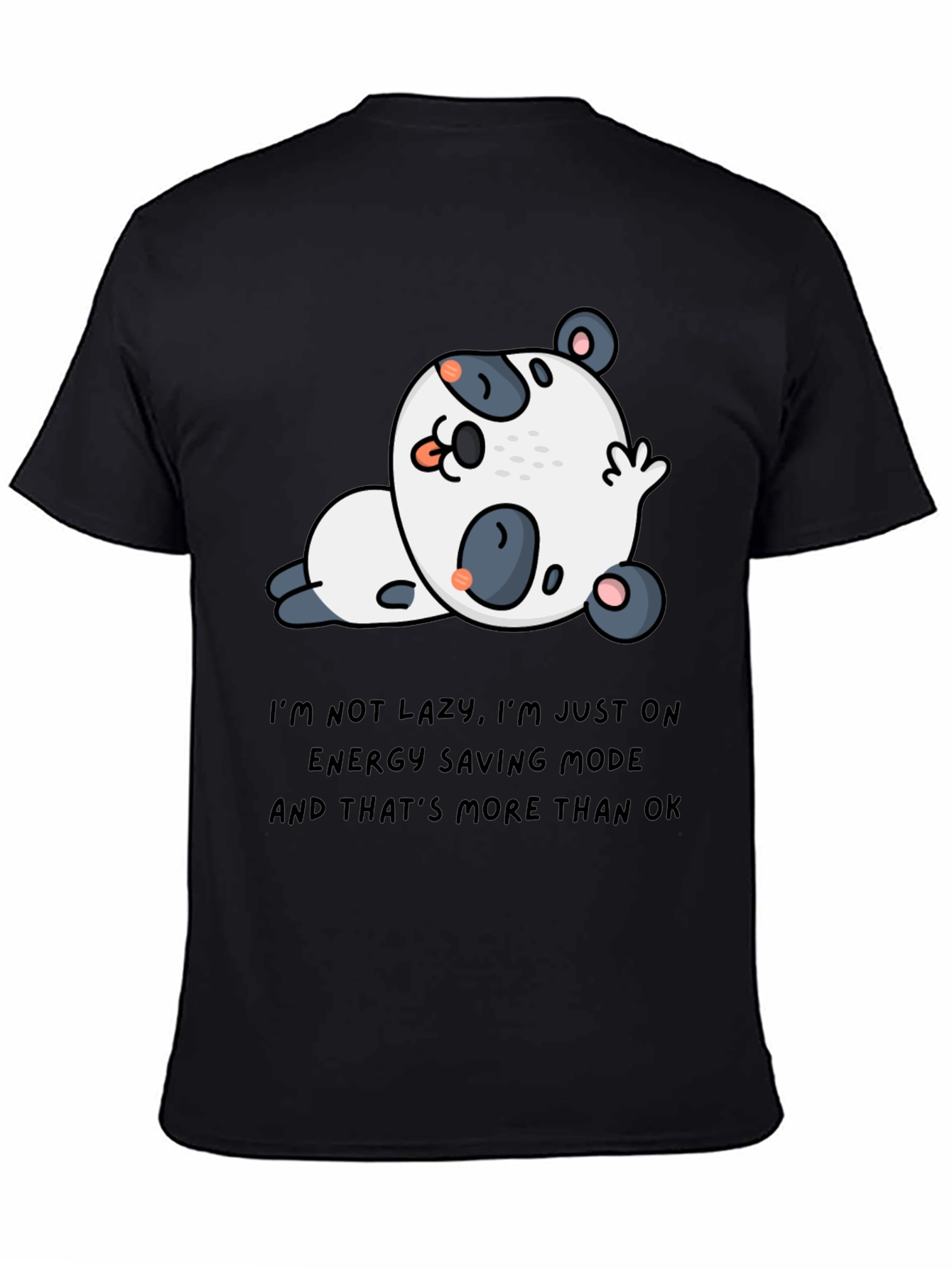 Lazy Panda T-Shirt - Energy Saving Mode Tee
