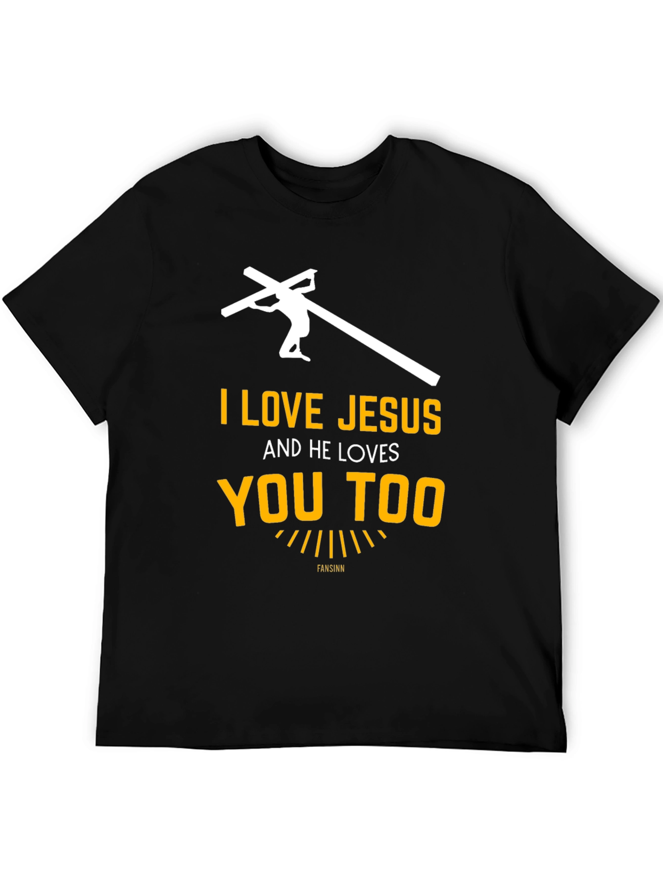 I Love Jesus Black Tee