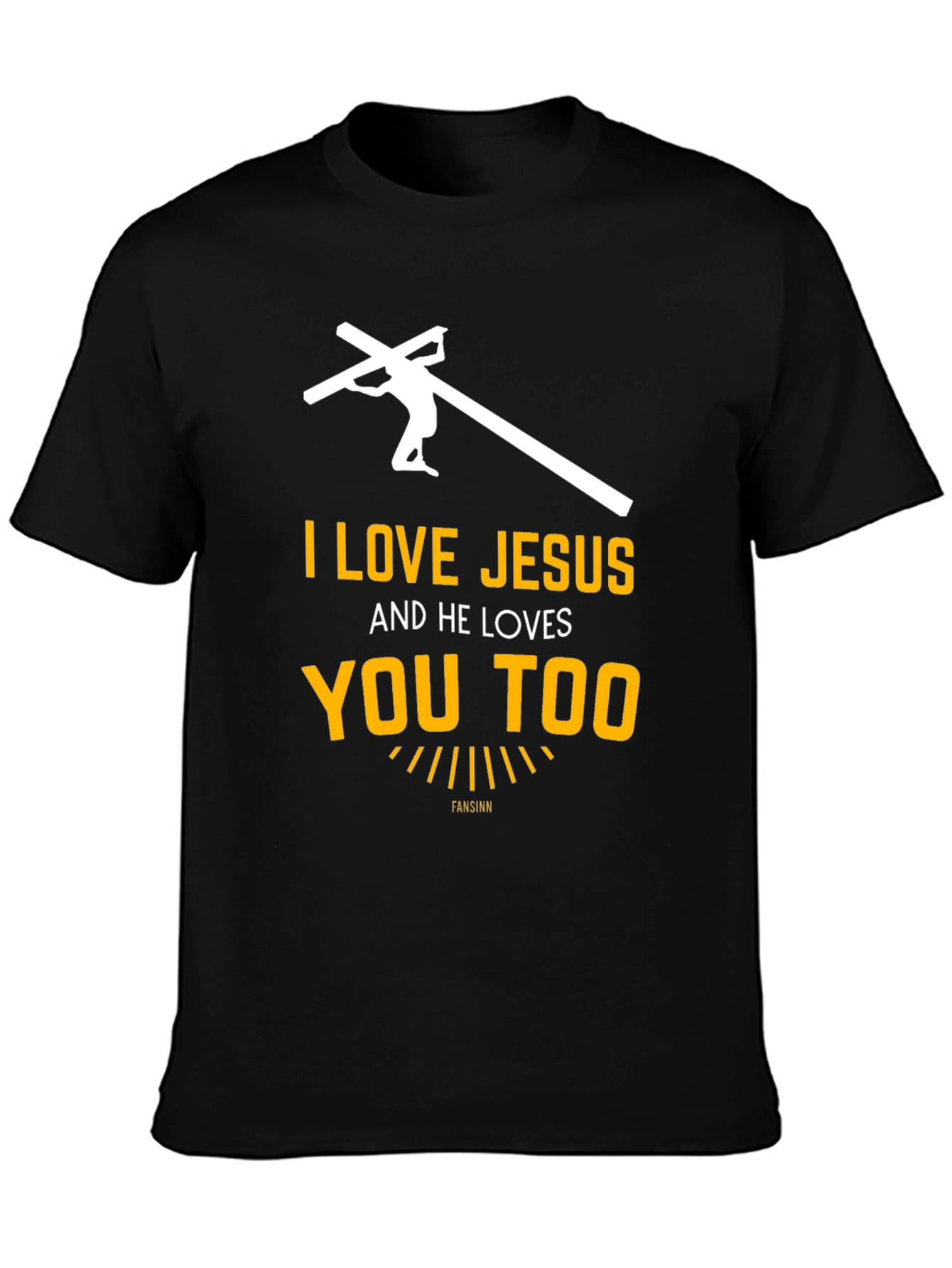 I Love Jesus Black Tee