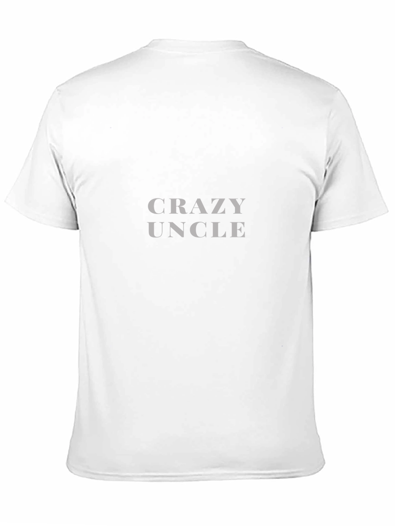 Crazy Uncle T-Shirt - Black Crew Neck Tee
