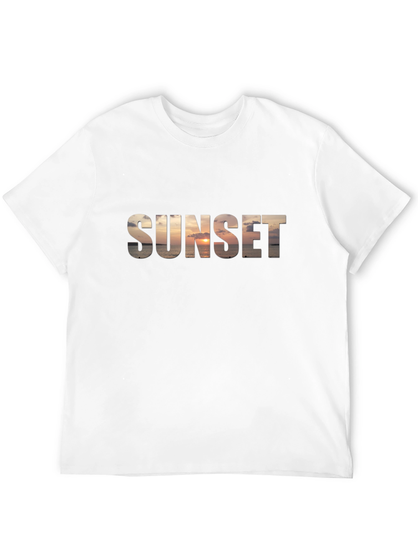 Sunset Graphic Black T-Shirt