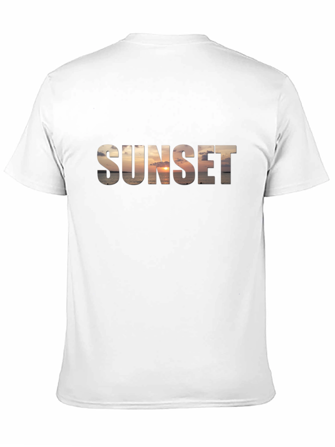 Sunset Graphic Black T-Shirt