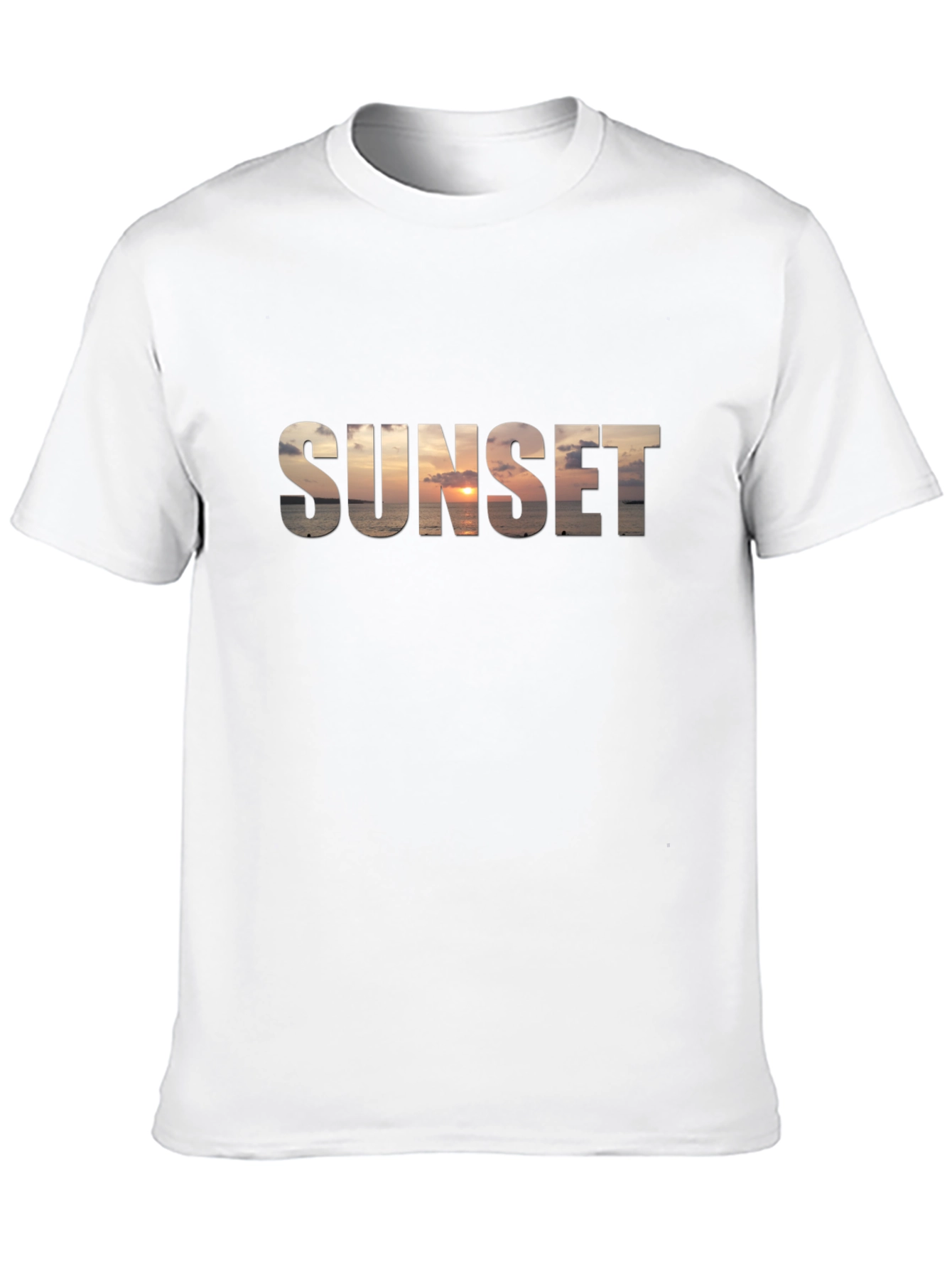 Sunset Graphic Black T-Shirt