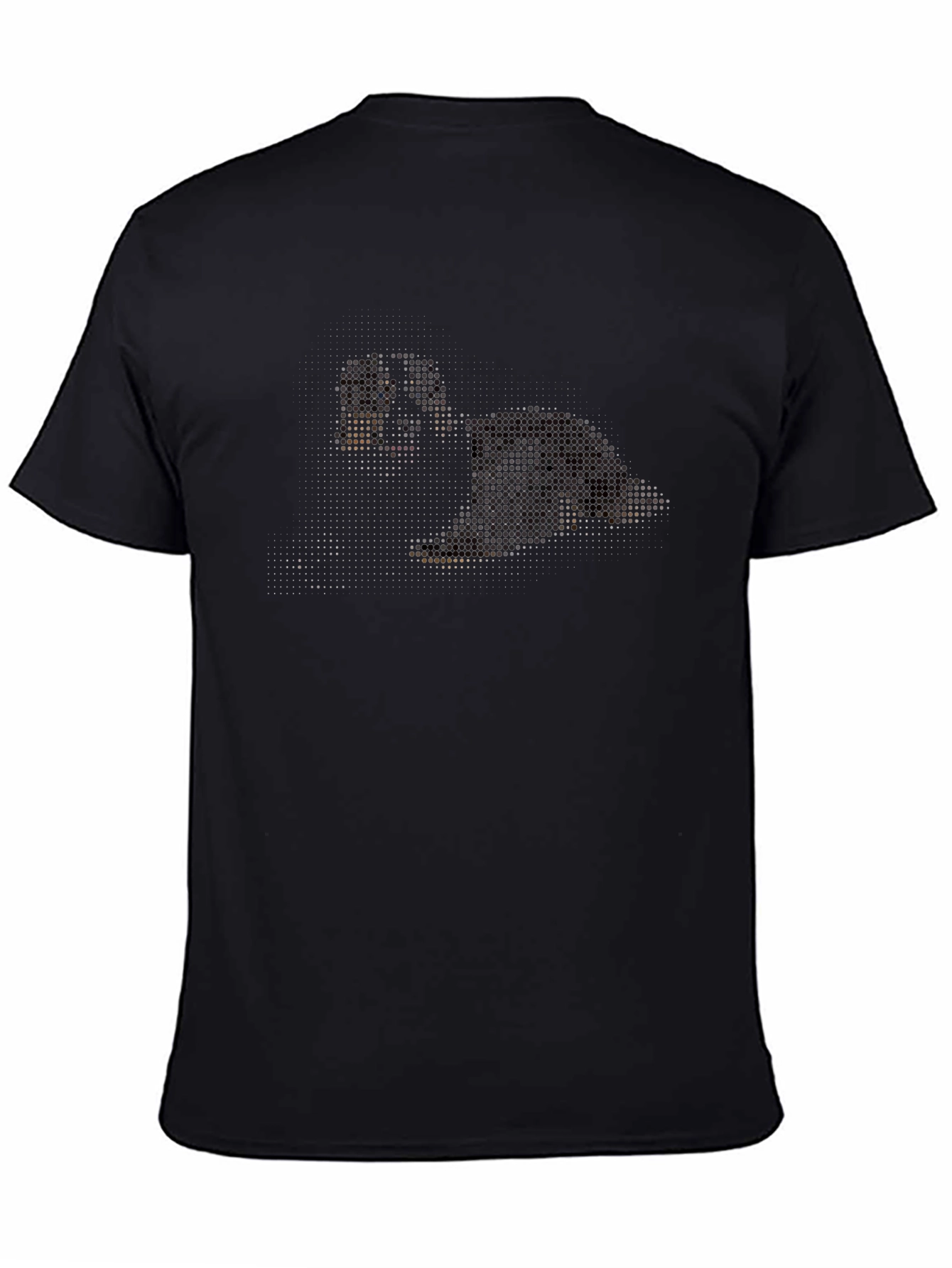 Pixelated Dog Graphic T-Shirt