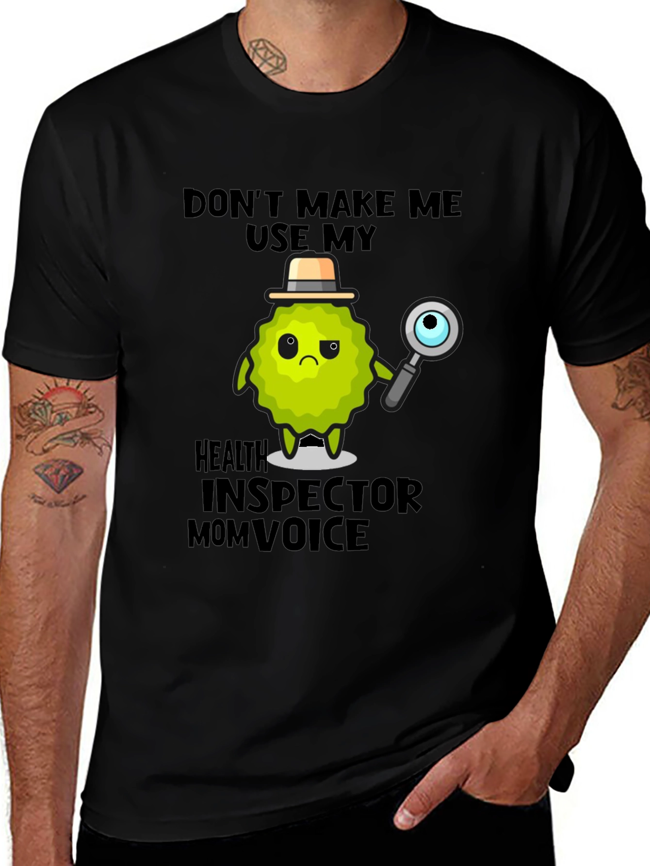 Health Inspector Mom Voice Novelty T-Shirt