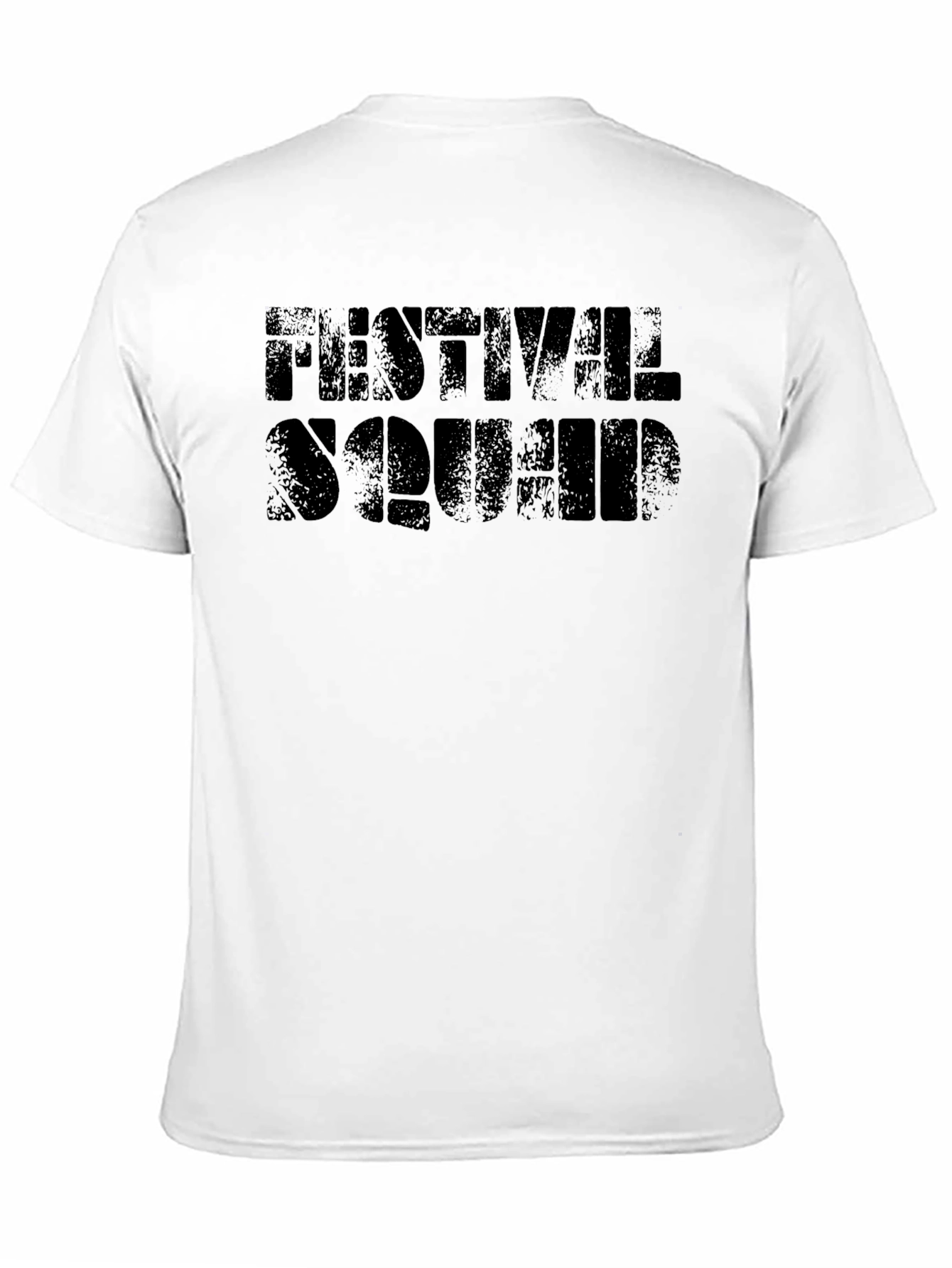 Festival Squad Tee - Black Crew Neck