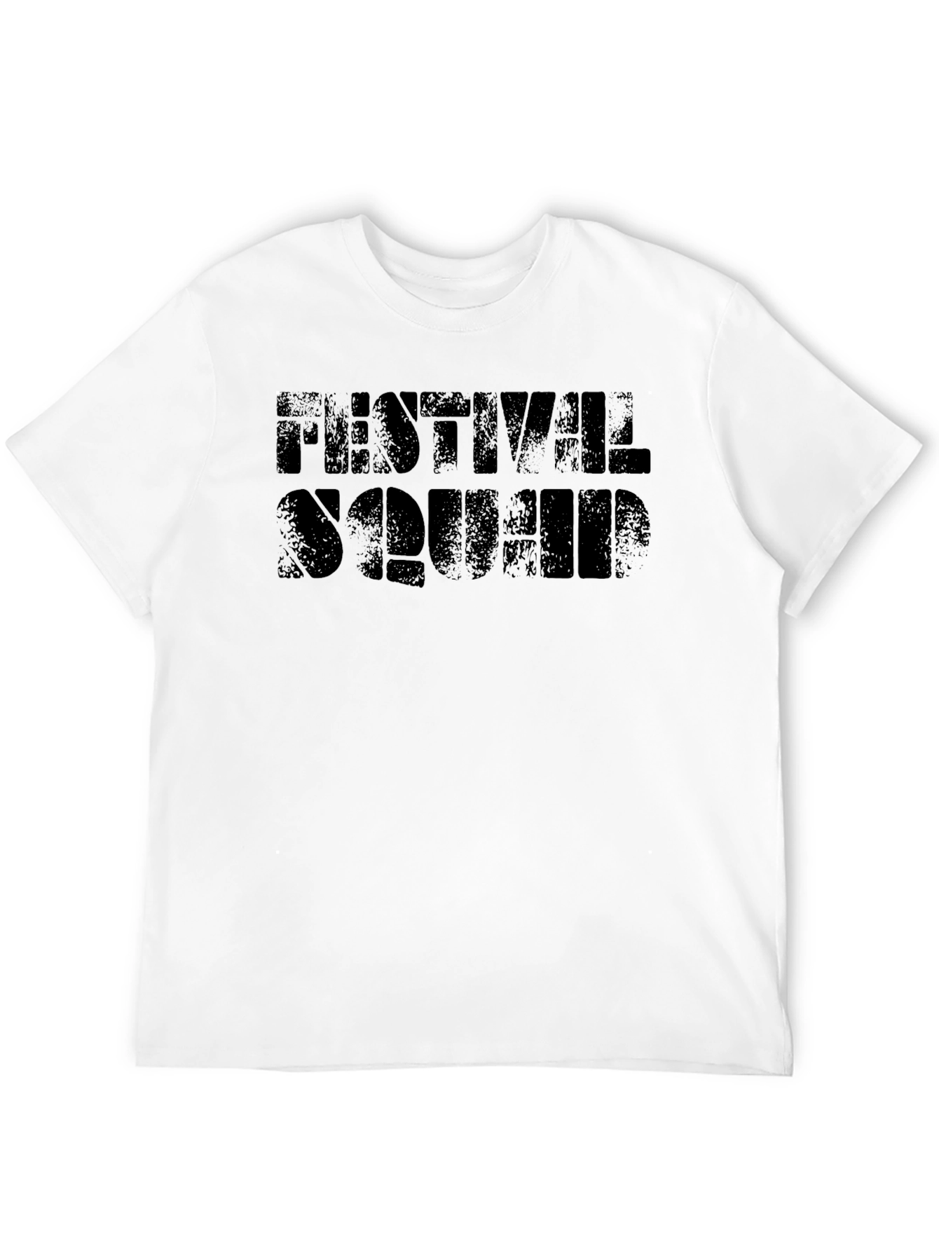 Festival Squad Tee - Black Crew Neck