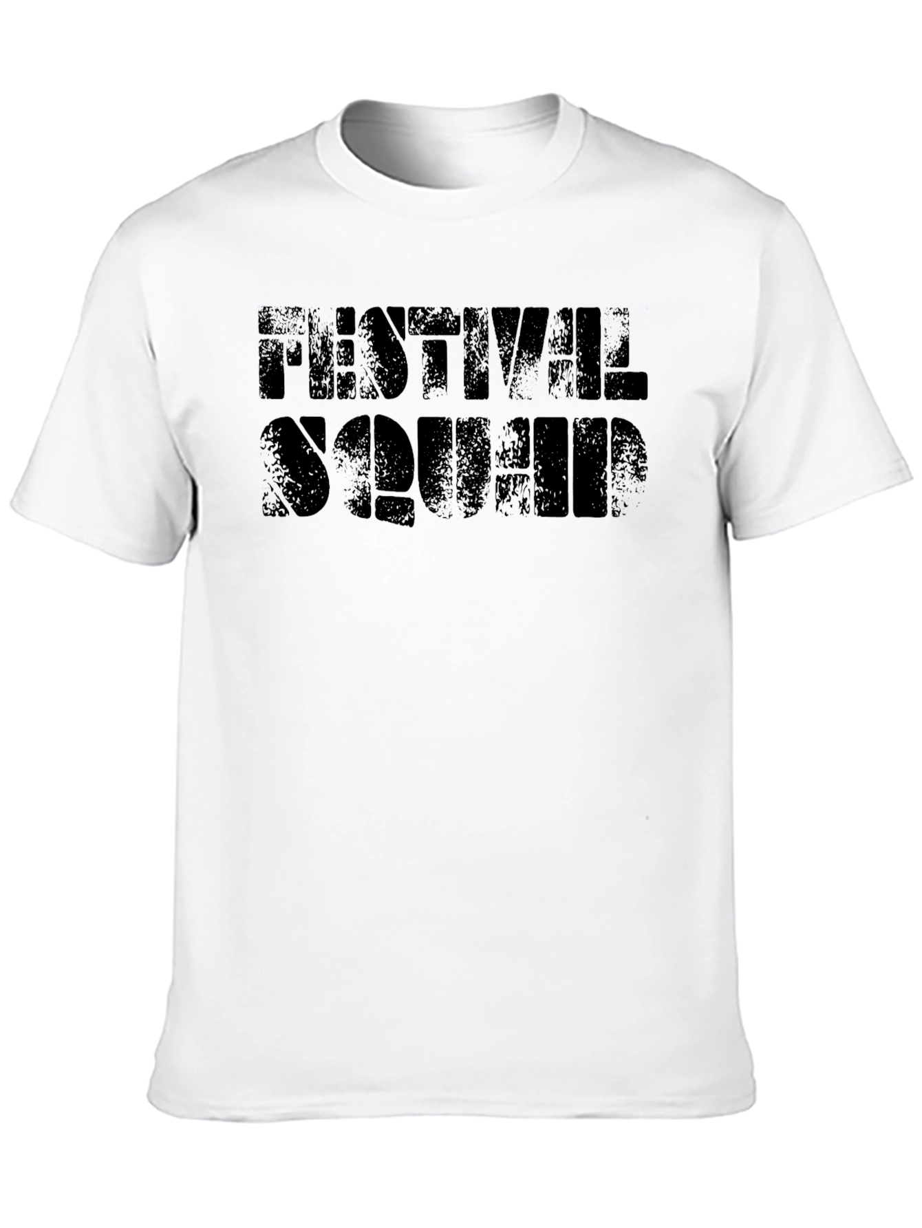 Festival Squad Tee - Black Crew Neck