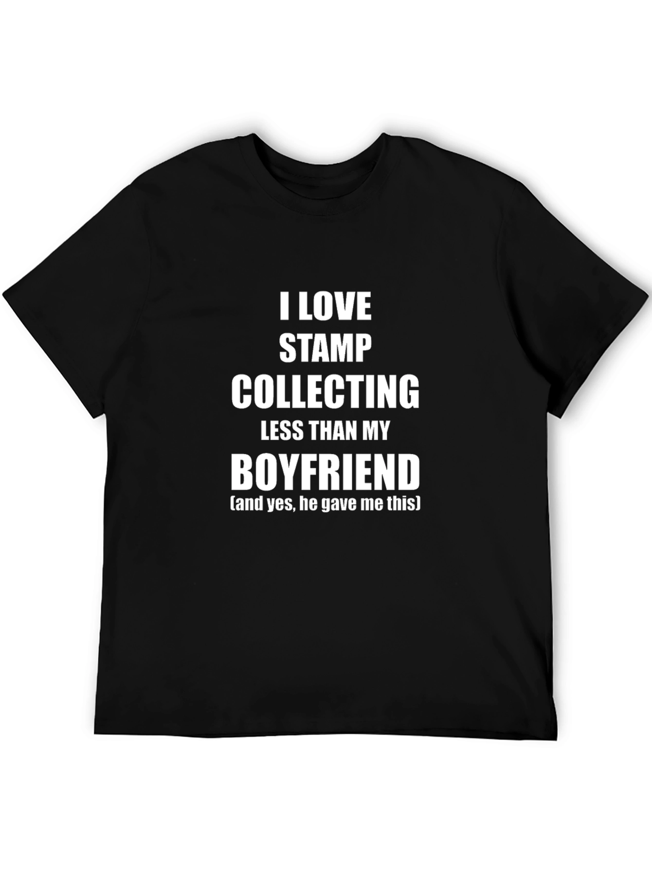 I Love My Boyfriend Funny Graphic T-Shirt