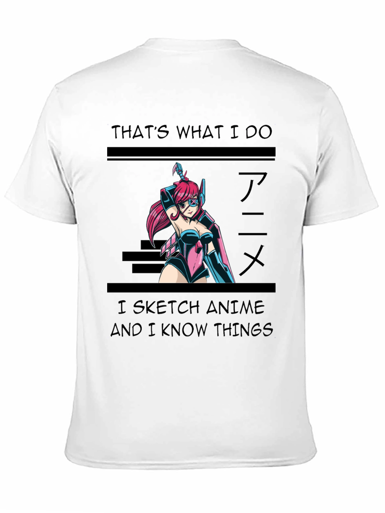Anime Sketch T-Shirt - Thats What I Do