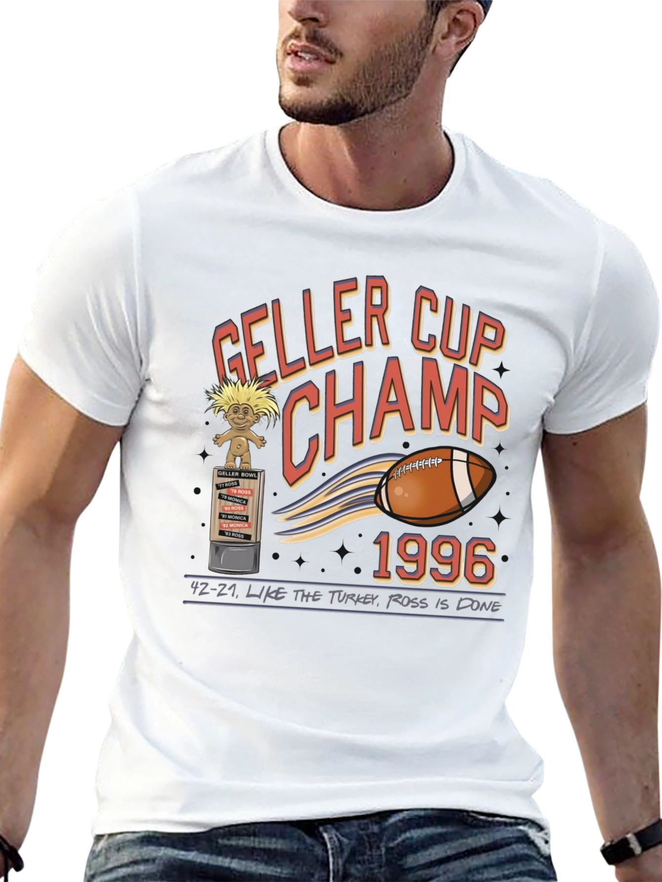 Geller Cup Champ 1996 T-Shirt - Friends TV Show