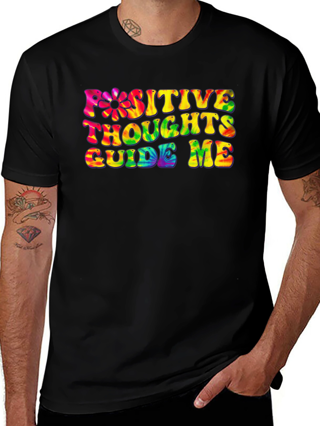 Positive Thoughts Graphic T-Shirt