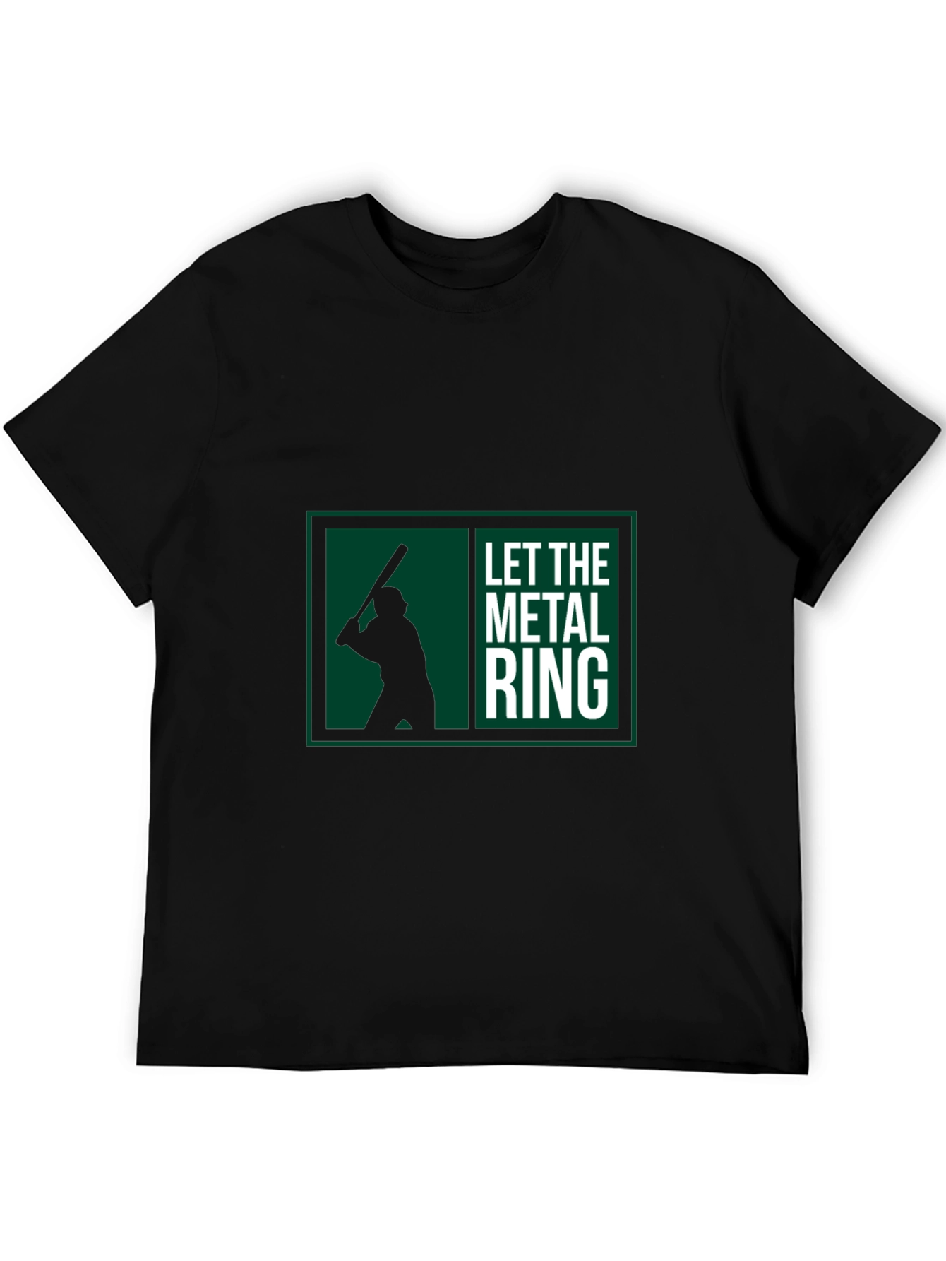 Let the Metal Ring Baseball Graphic Tee
