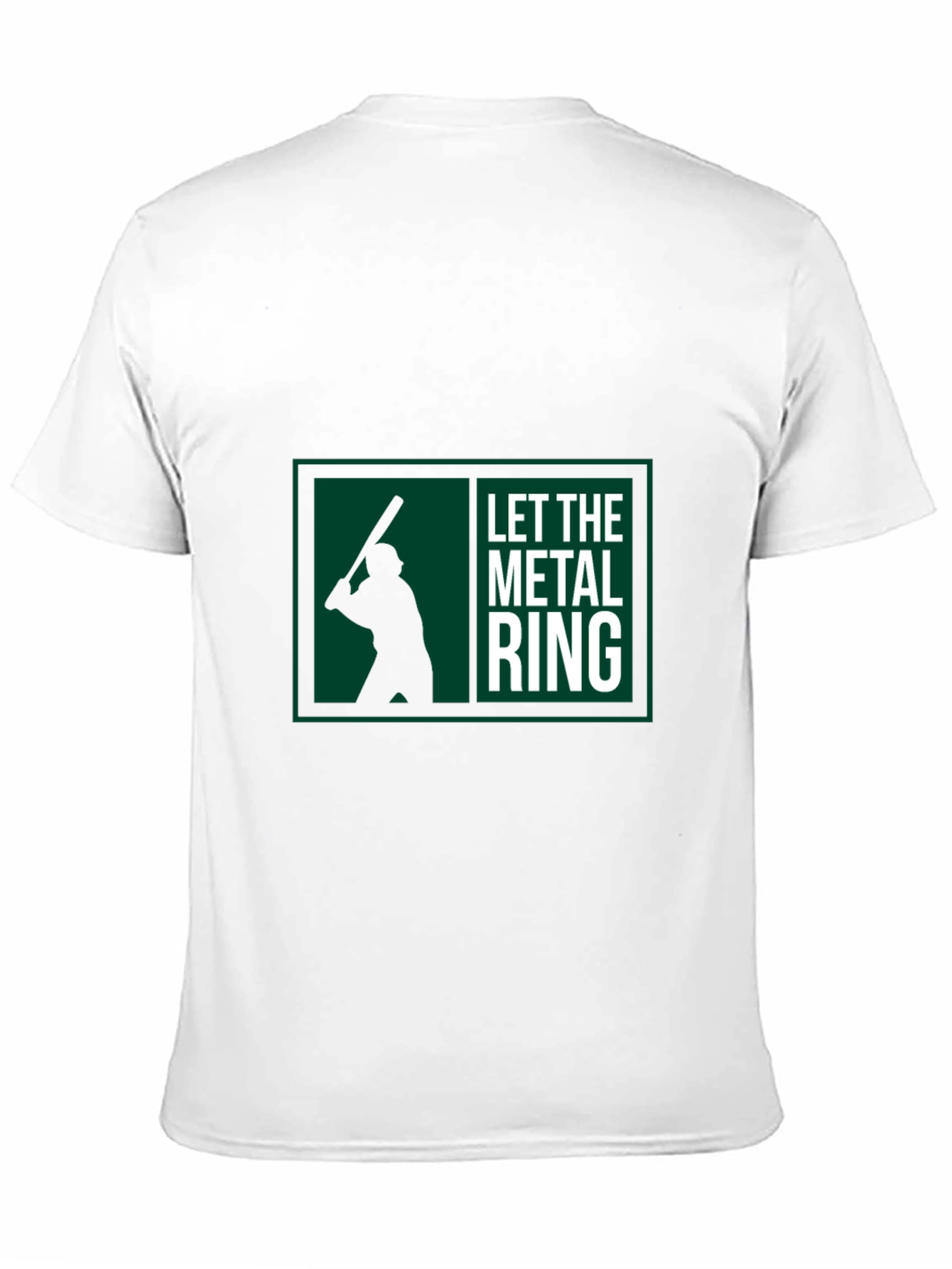 Let the Metal Ring Baseball Graphic Tee